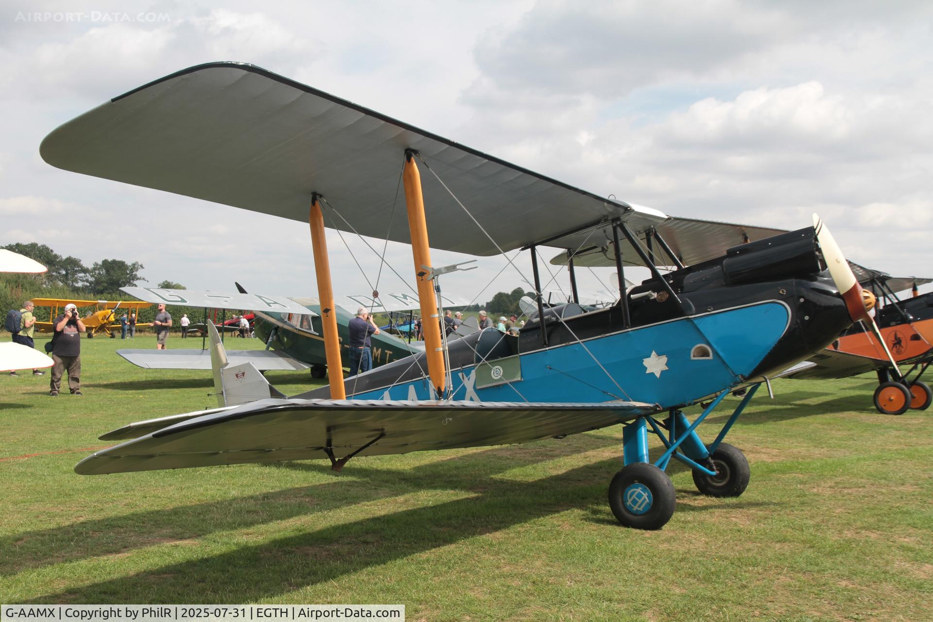 G-AAMX, 1929 De Havilland DH60M Gipsy Moth C/N 125, G-AAMX 1929 DH60M Gipsy Moth DH60 Centenary Fly In Old Warden