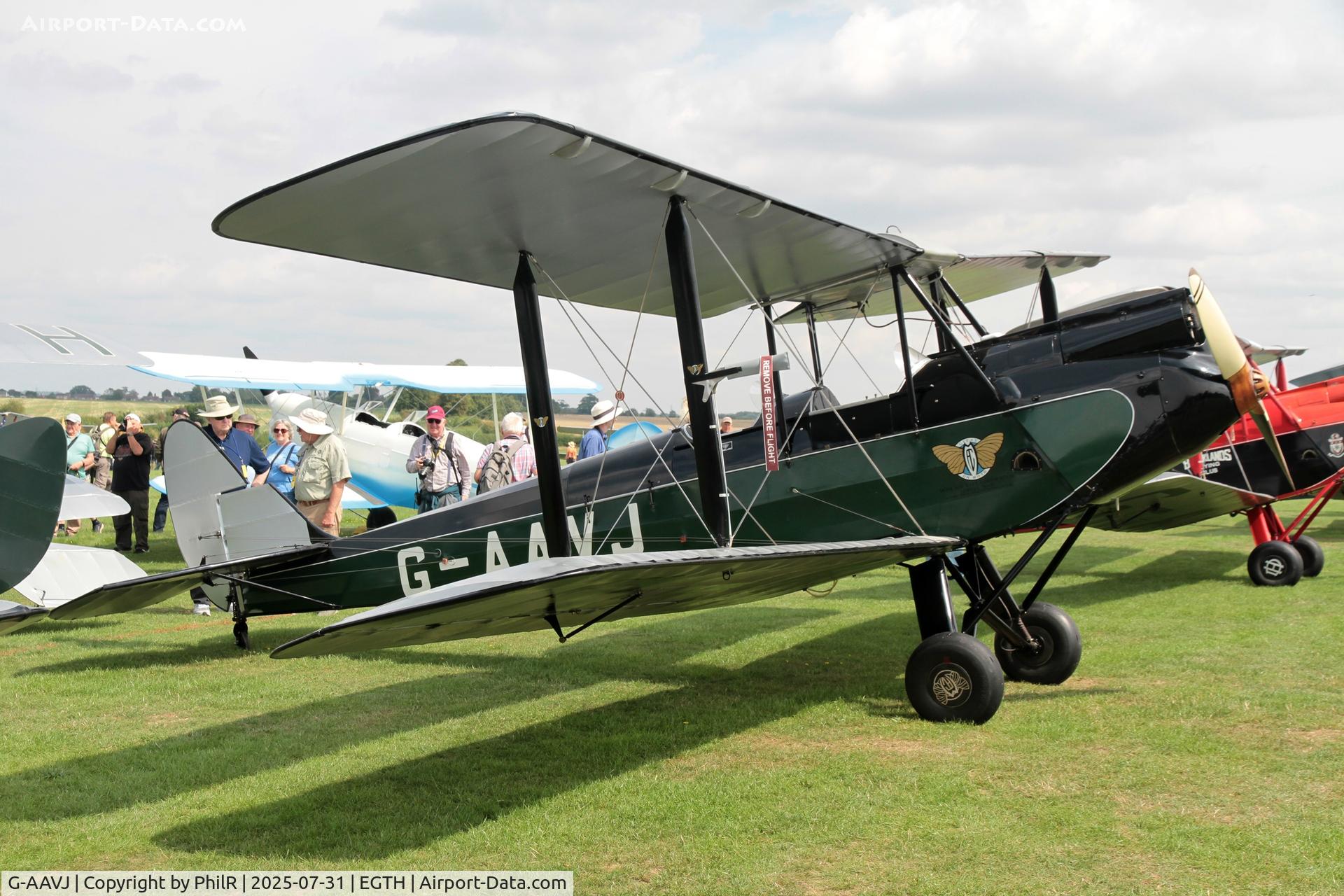 G-AAVJ, 1929 Moth Aircraft DH-60GM Gipsy Moth C/N 157, G-AAVJ 1929 DH60GM Gipsy Moth DH60 Centenary Fly In Old Warden