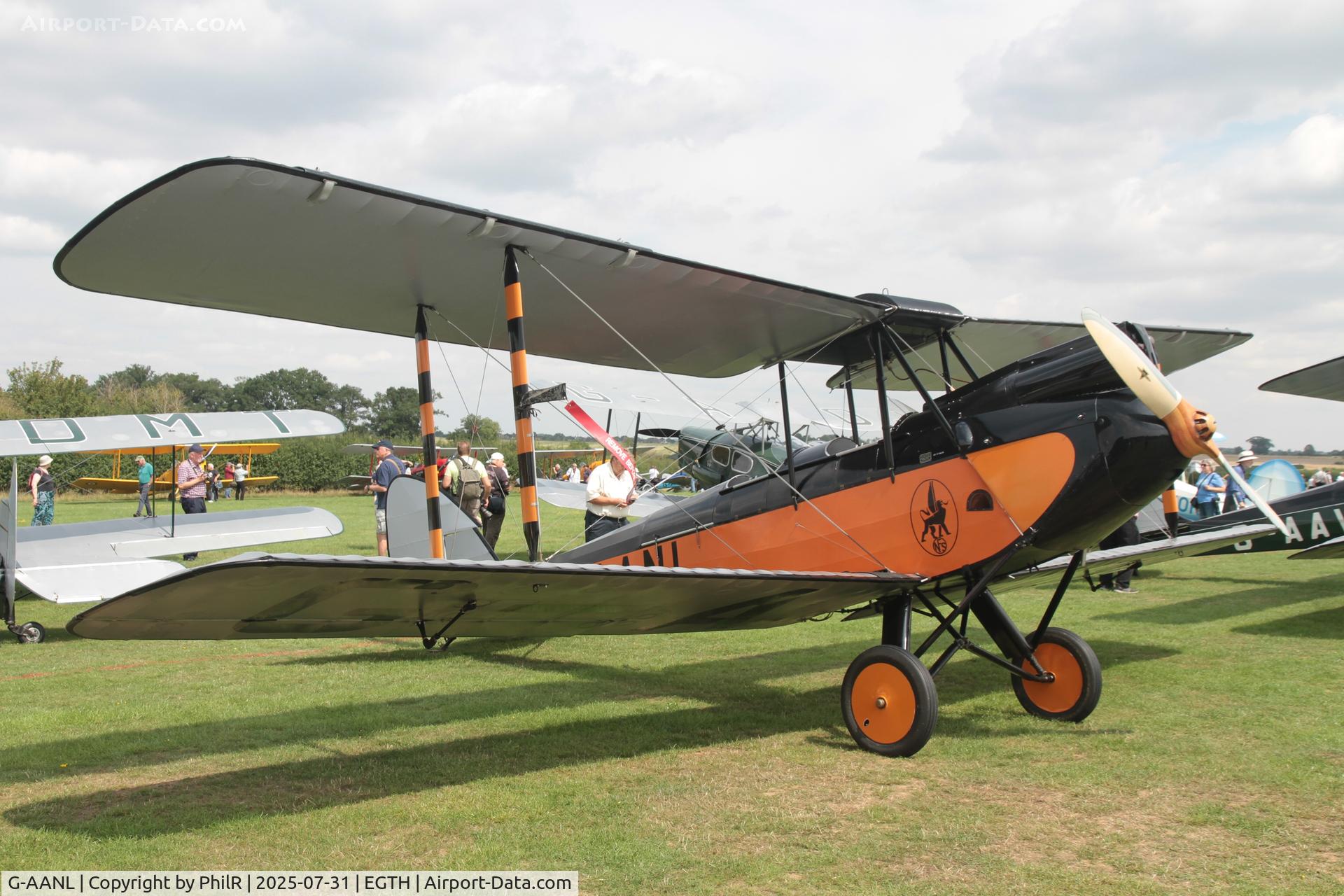 G-AANL, 1929 De Havilland DH.60M Moth C/N 1446, G-AANL 1929 DH60M Moth DH60 Centenary Fly In Old Warden 