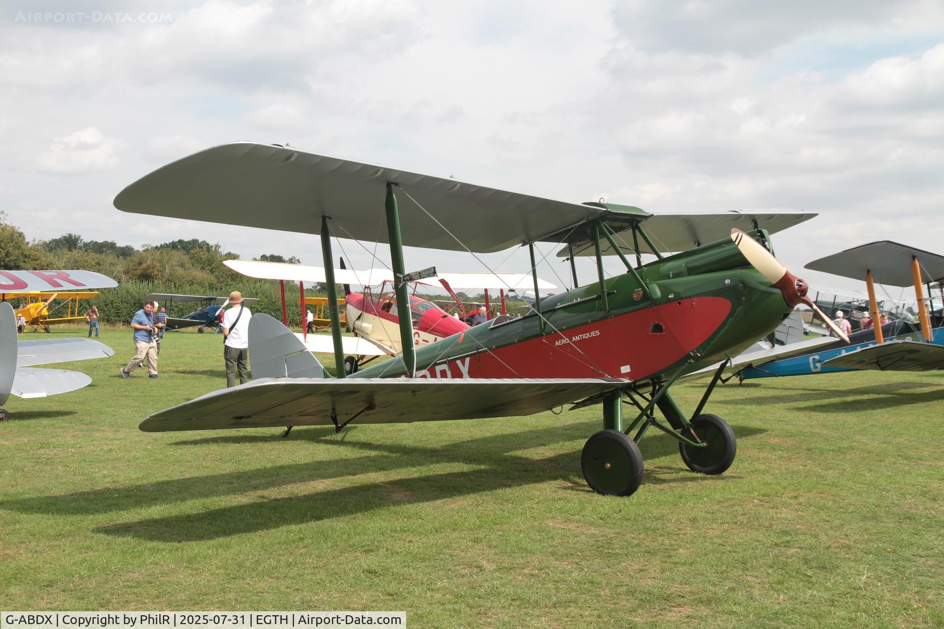 G-ABDX, 1931 De Havilland DH.60G Gipsy Moth C/N 1294, G-ABDX 1929 DH60 Gipsy Moth DH60 Centenary Fly In Old Warden 