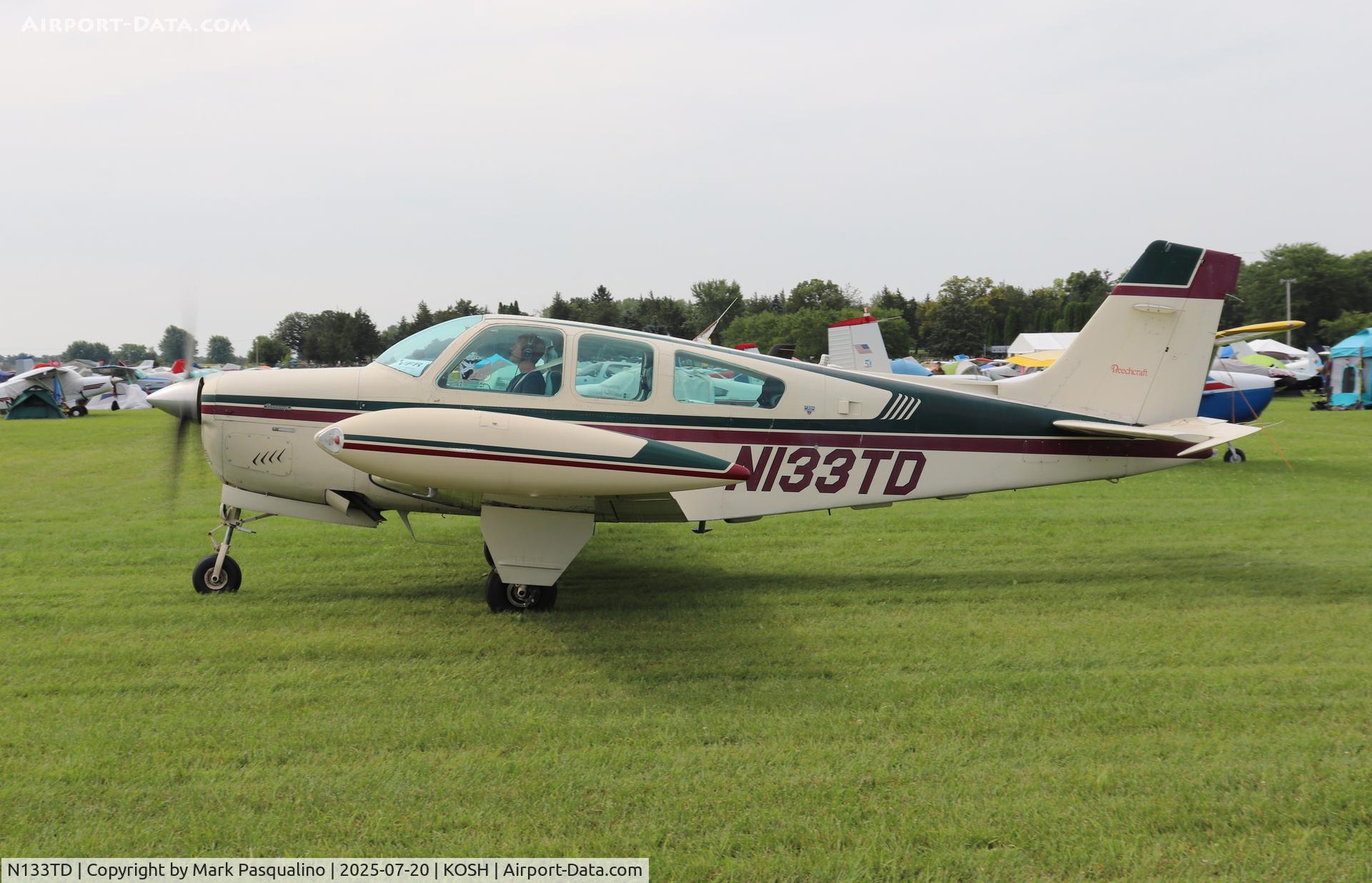 N133TD, 1990 Beech F33A Bonanza C/N CE-1548, Beech F33A