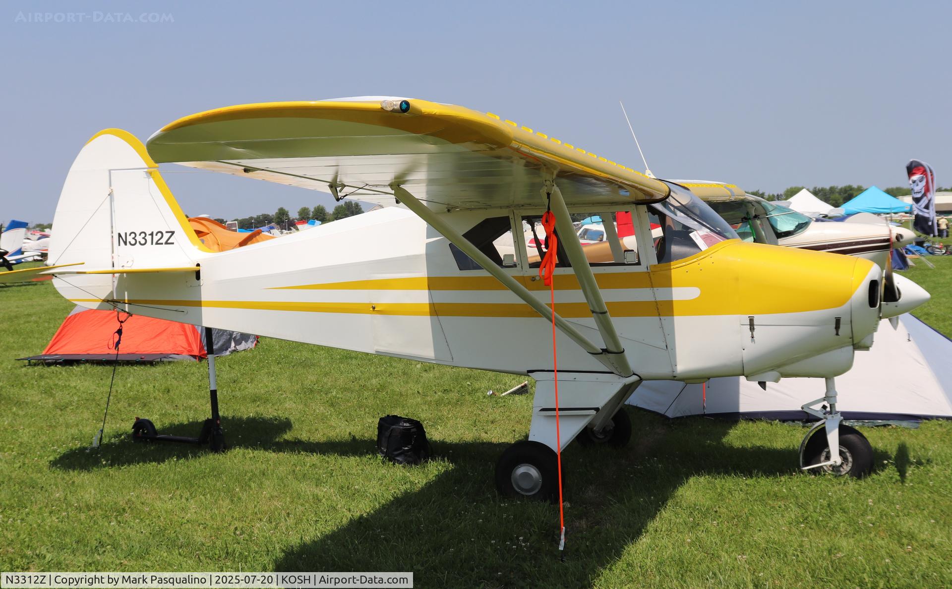 N3312Z, Piper PA-22-150 C/N 227244, Piper PA-22-150