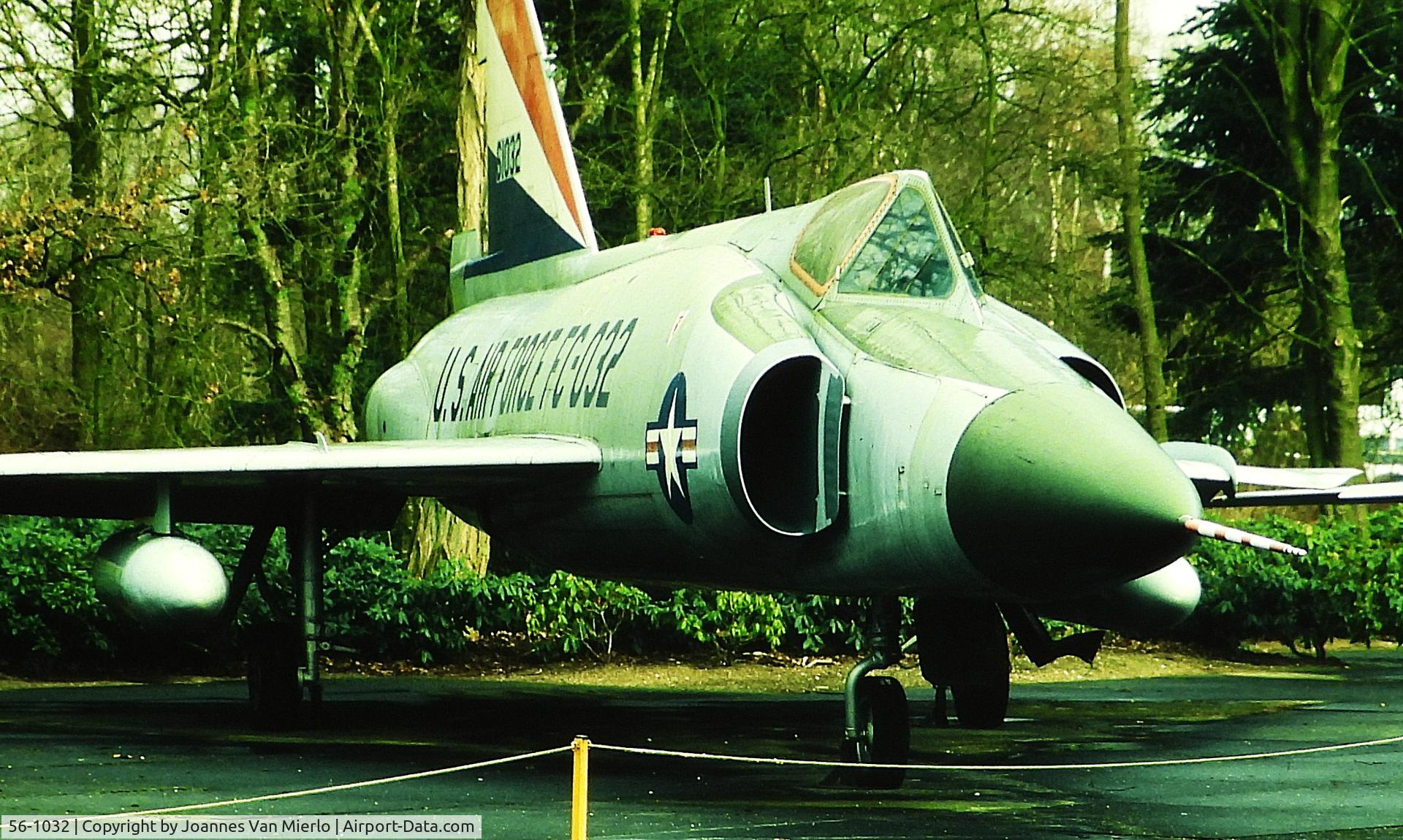 56-1032, 1956 Convair F-102A Delta Dagger C/N 8-10-351, ex-slide