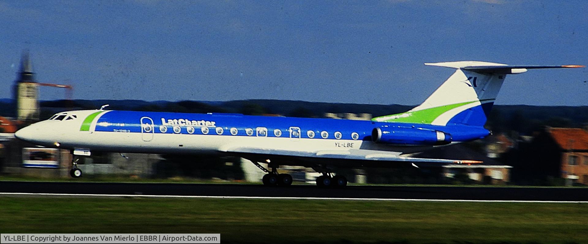 YL-LBE, 1980 Tupolev Tu-134B-3 C/N 63285, ex-slide