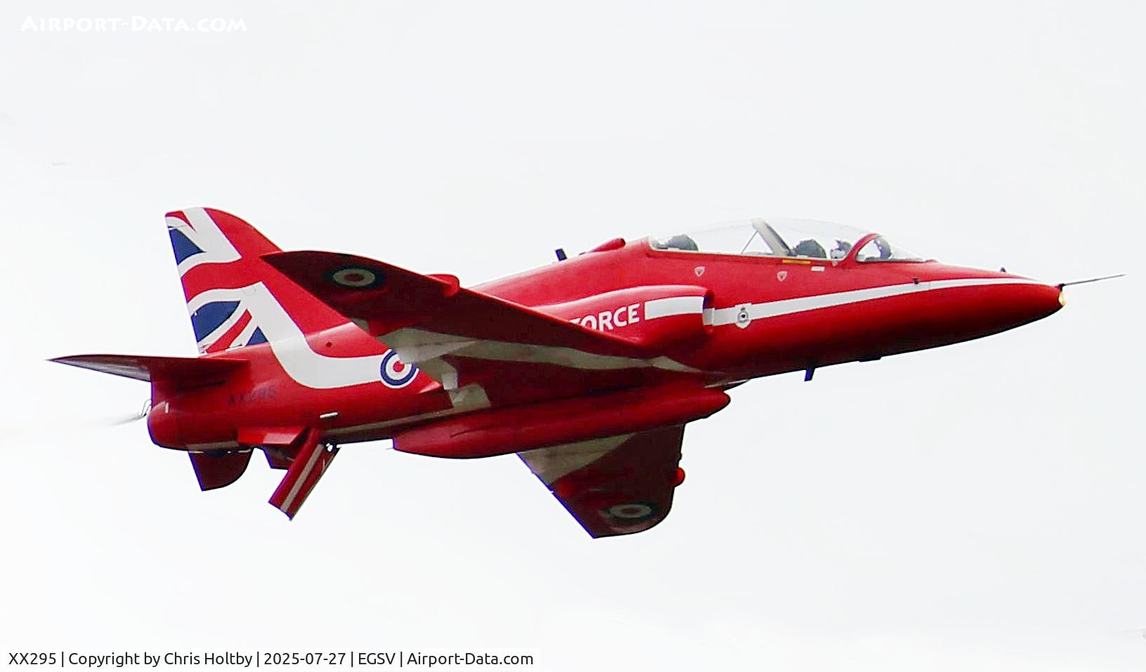 XX295, 1979 Hawker Siddeley Hawk T.1W C/N 124/312120, At the Old Buckenham Airshow 2025