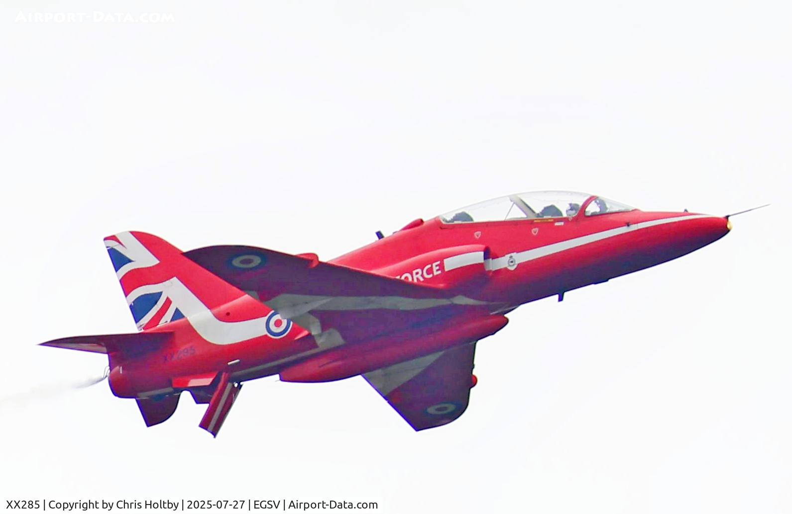 XX285, 1979 Hawker Siddeley Hawk T.1A C/N 111/312110, Displaying at the Old Buckenham Airshow 2025