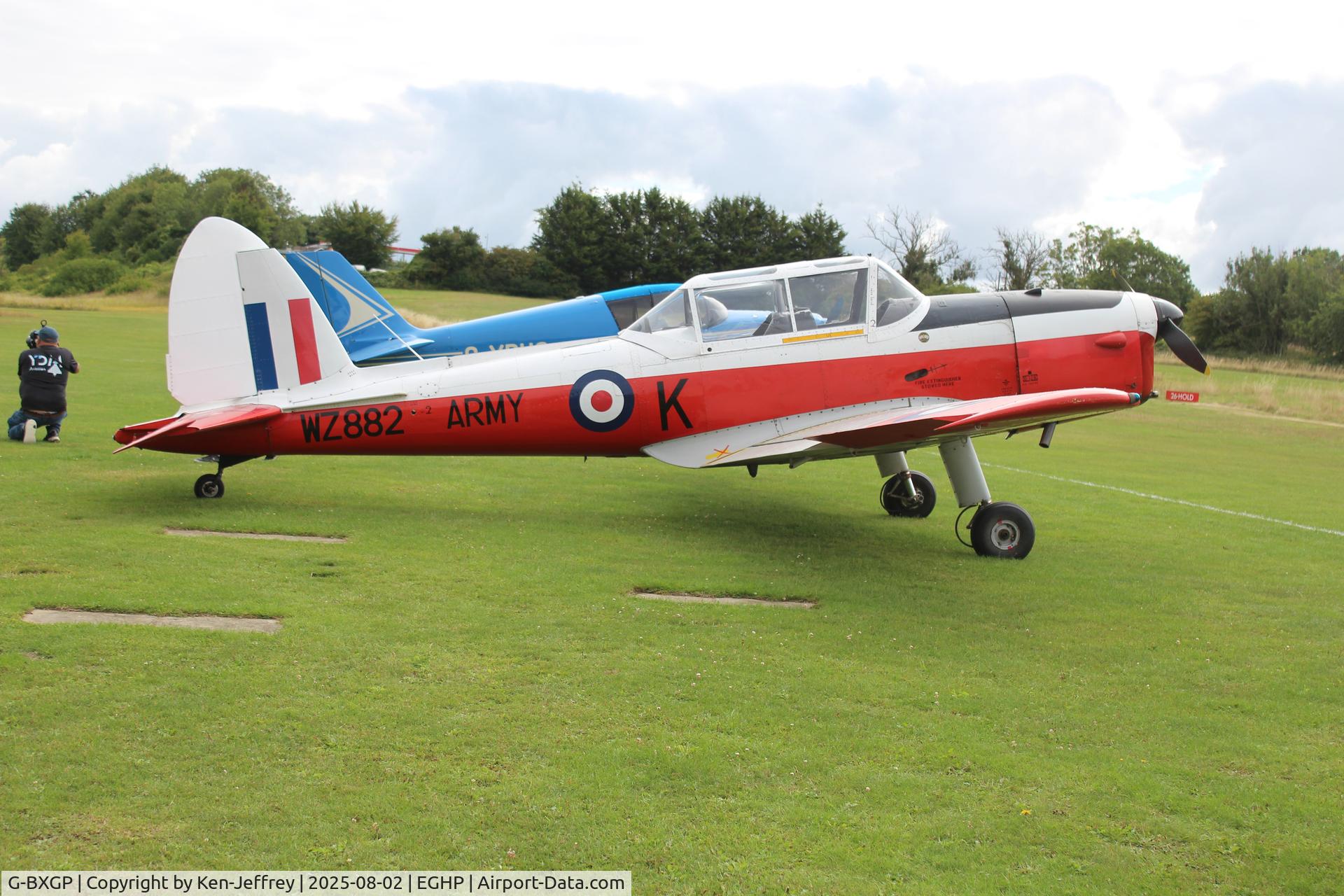 G-BXGP, 1953 De Havilland DHC-1 Chipmunk T.10 C/N C1/0927, Jodel Fly-In, Popham Airfield