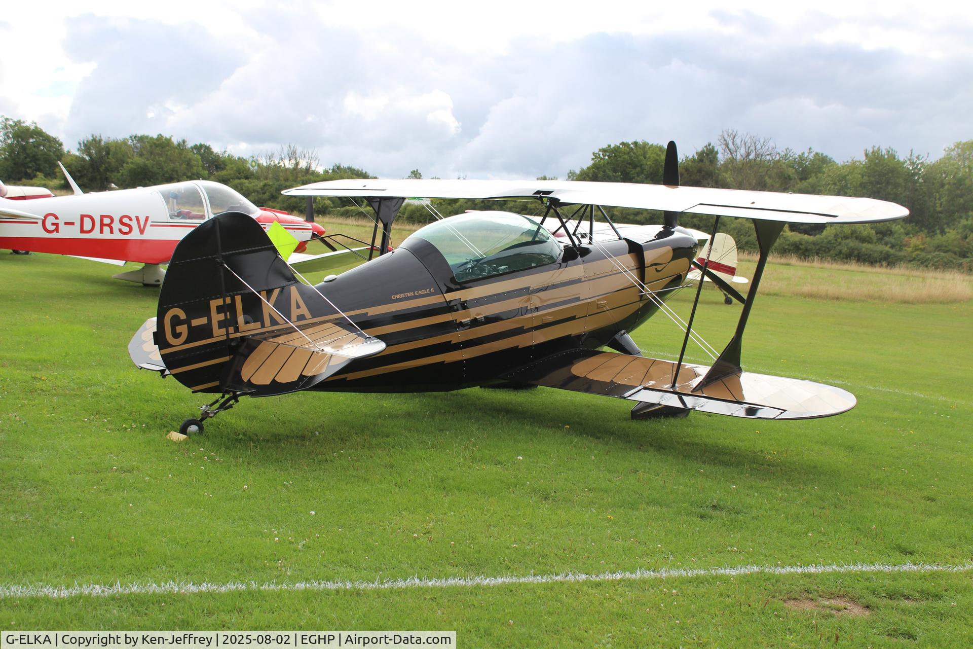 G-ELKA, 1981 Christen Eagle II C/N 0001 (G-ELKA), Jodel Fly-In, Popham Airfield