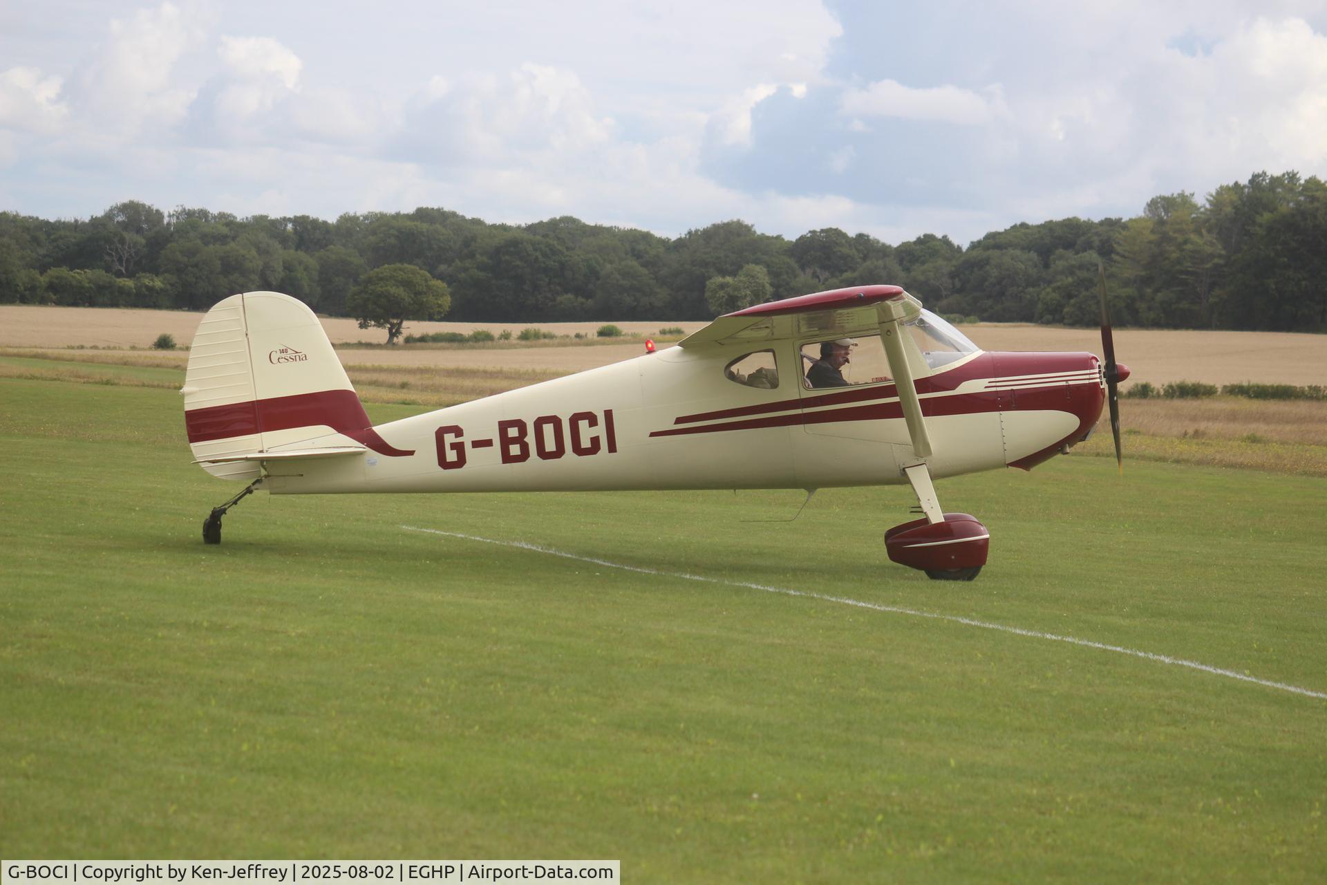 G-BOCI, 1950 Cessna 140A C/N 15497, Jodel Fly-In, Popham Airfield