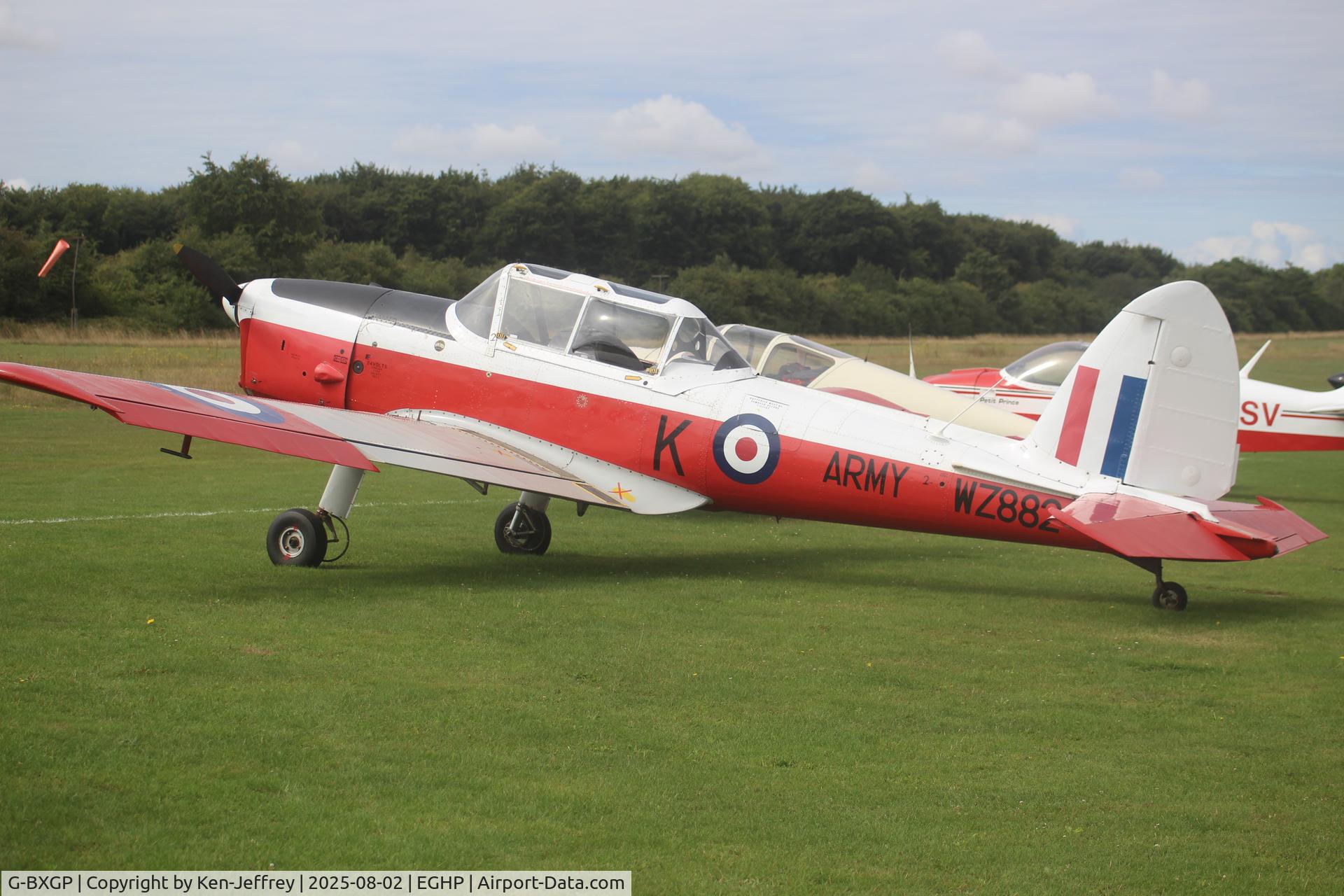 G-BXGP, 1953 De Havilland DHC-1 Chipmunk T.10 C/N C1/0927, Jodel Fly-In, Popham Airfield