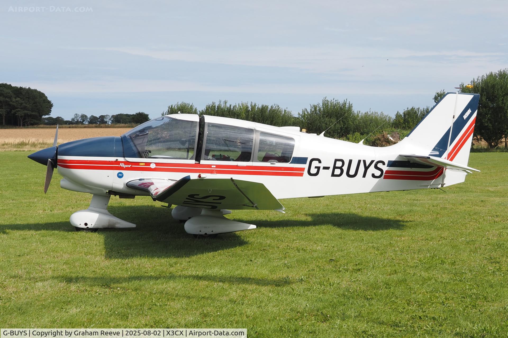 G-BUYS, 1993 Robin DR-400-180 Regent Regent C/N 2197, Parked at Northrepps.