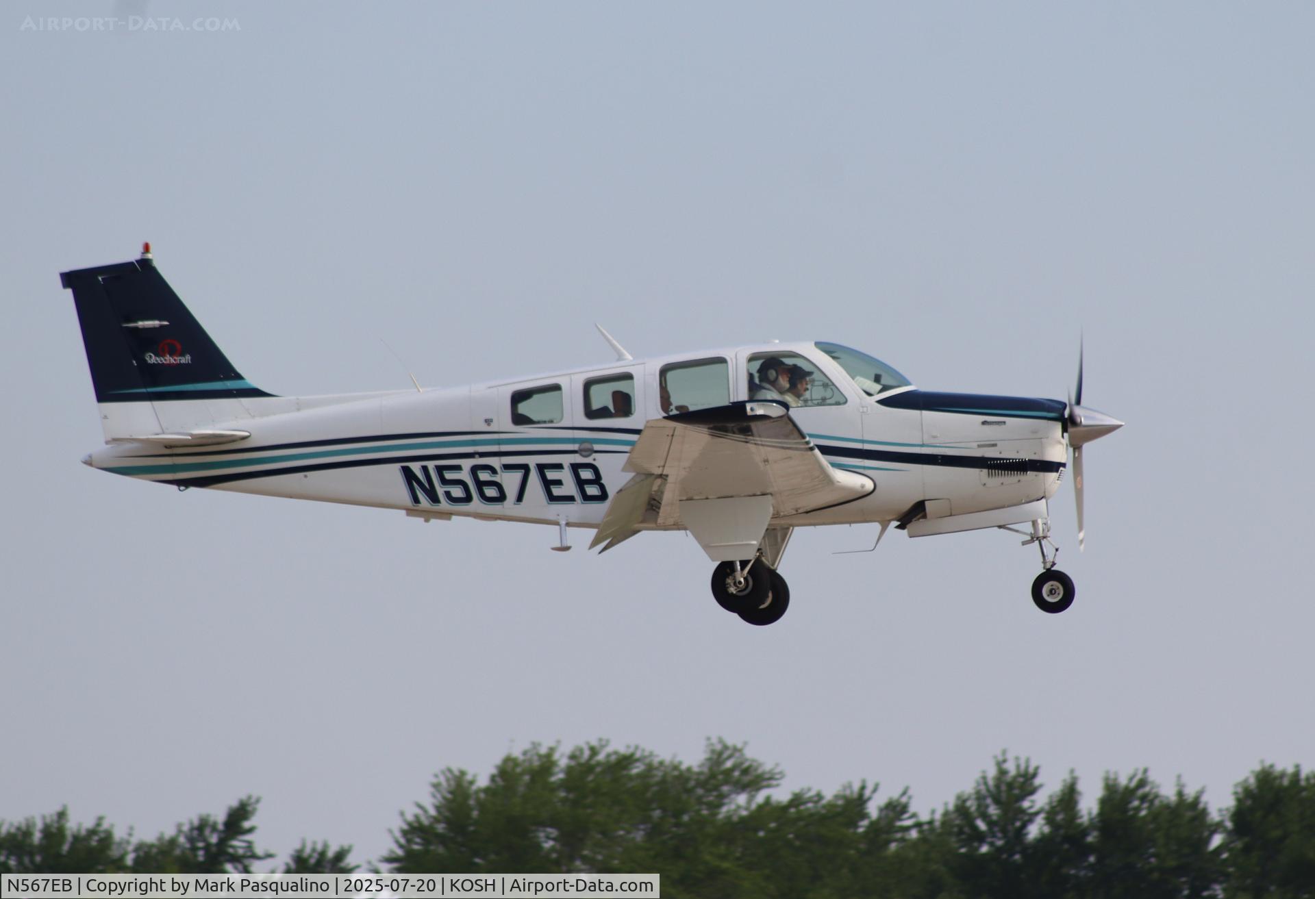 N567EB, 1979 Beech A36 Bonanza 36 C/N E-1543, Beech A36