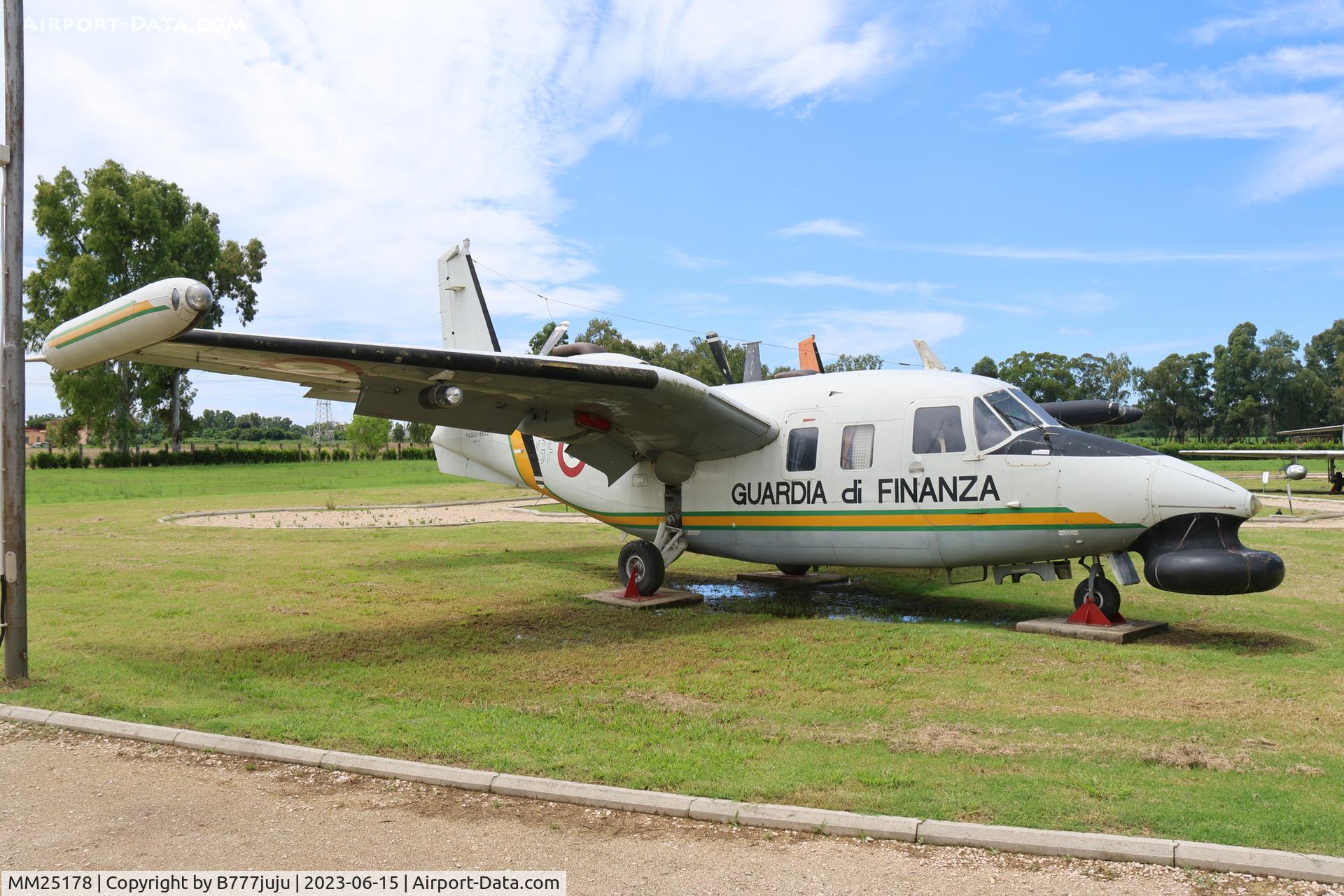 MM25178, Piaggio P-166DL-3/SEM2 C/N 498, at Piana delle Orme Museum