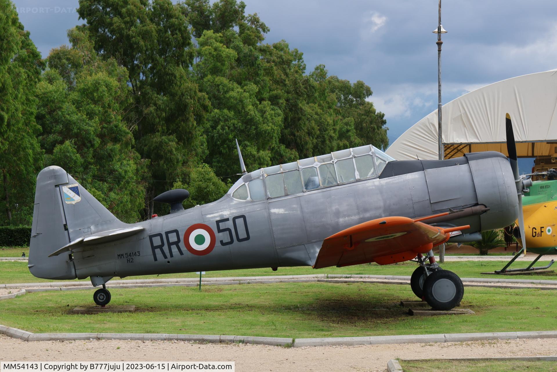 MM54143, North American T-6H-2M C/N Not found MM54143, at Piana delle Orme Museum