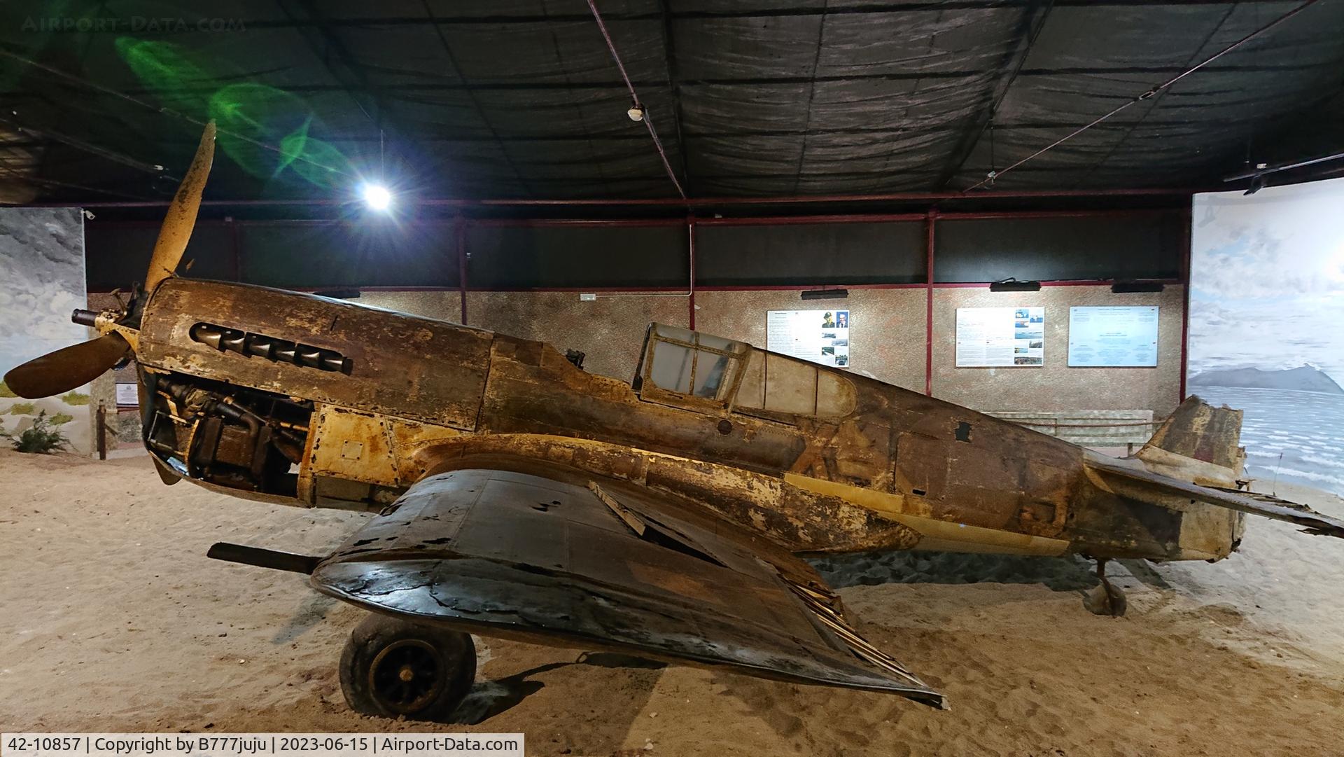 42-10857, 1942 Curtiss P-40L-15CU Warhawk C/N Not found 42-10857, at Piana delle Orme Museum