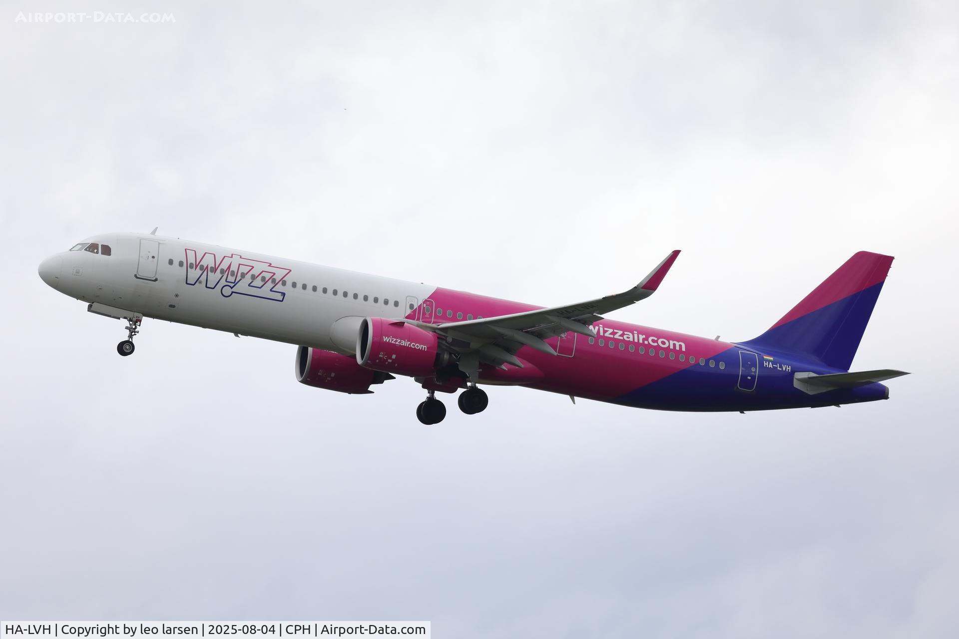 HA-LVH, 2020 Airbus A321-271NX C/N 9164, Copenhagen 4.8.2025-