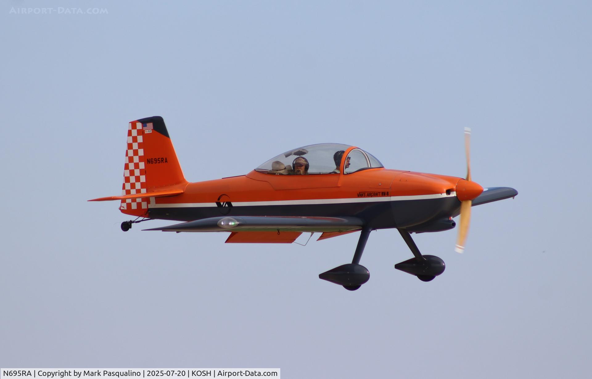 N695RA, 2018 Vans RV- 8 C/N 83533, Vans RV-8