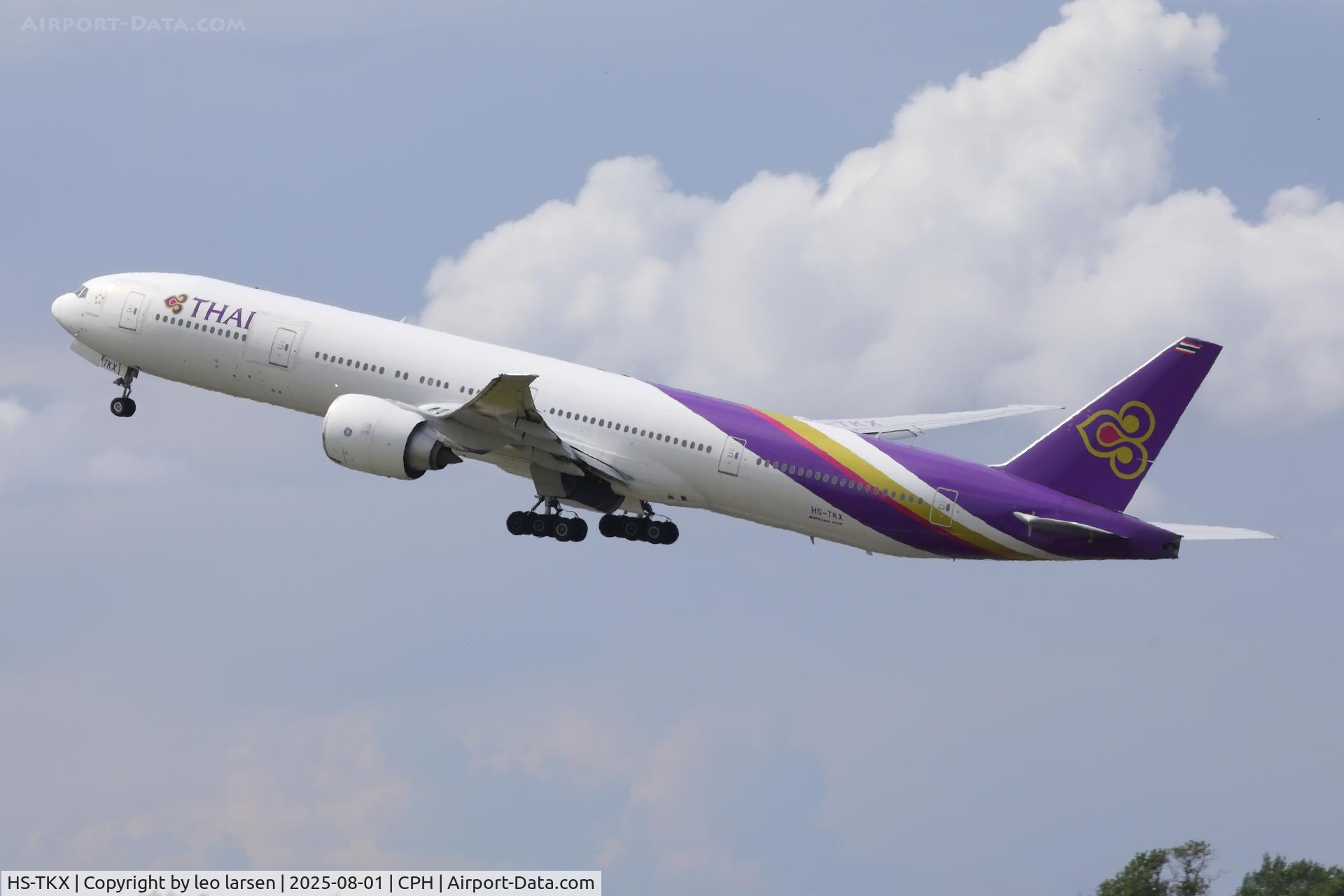 HS-TKX, 2014 Boeing 777-3D7/ER C/N 42113, Copenhagen 1.8.2025