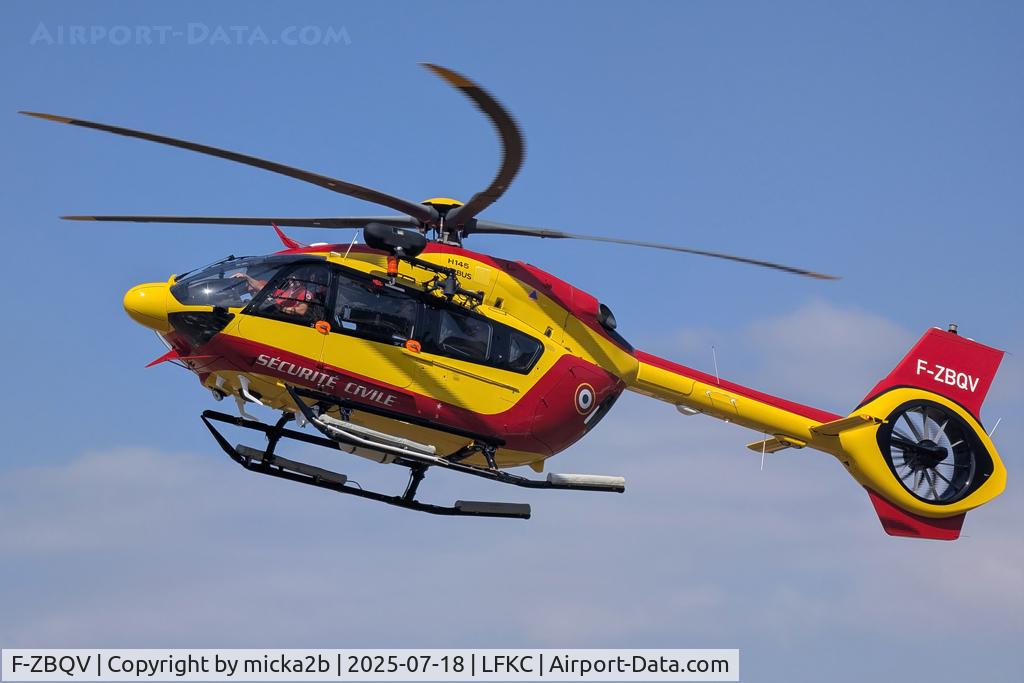 F-ZBQV, 2025 Airbus Helicopters H145 D3 C/N 21375, Landing at Calvi Hospital DZ