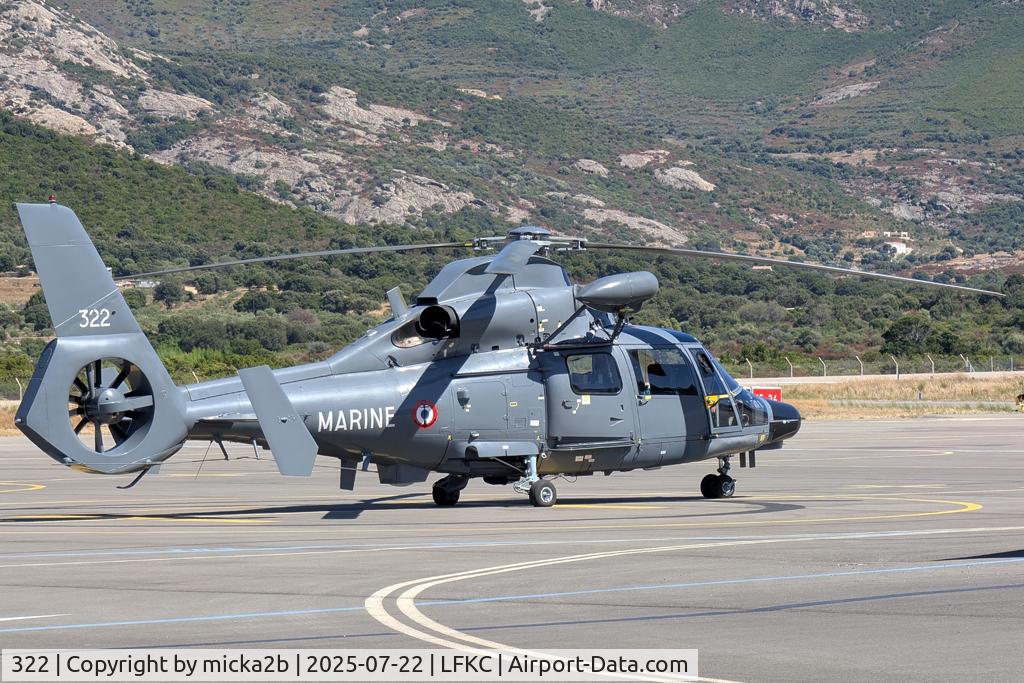 322, Aerospatiale SA-365F Dauphin C/N 6322, Parked