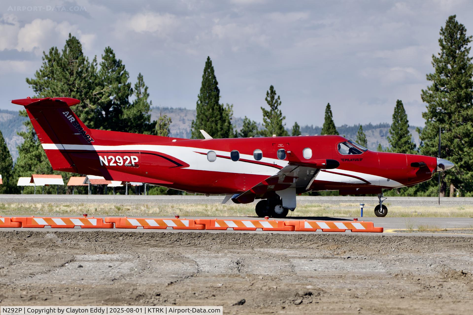 N292P, 2005 Pilatus PC-12/45 C/N 630, Truckee Tahoe airport in California 2025