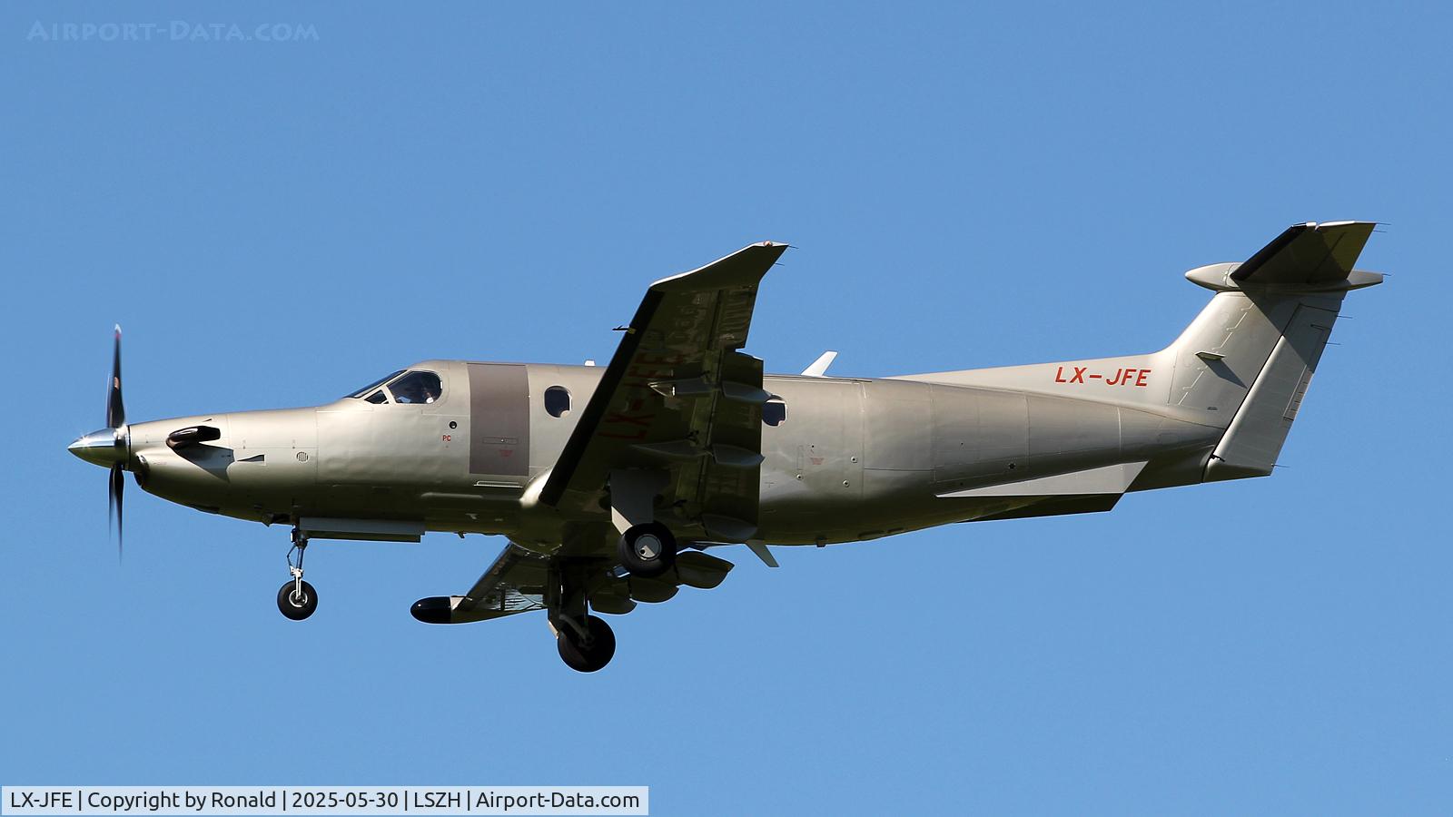 LX-JFE, 2018 Pilatus PC-12/47E C/N 1789, at zrh