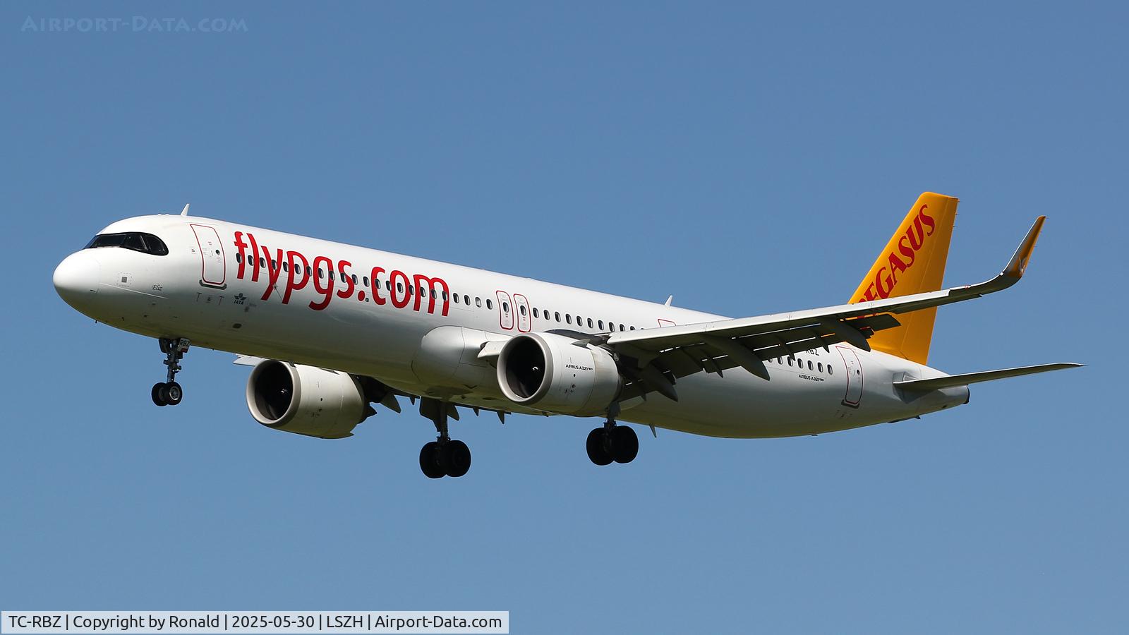 TC-RBZ, 2022 Airbus A321-251NX C/N 10938, at zrh