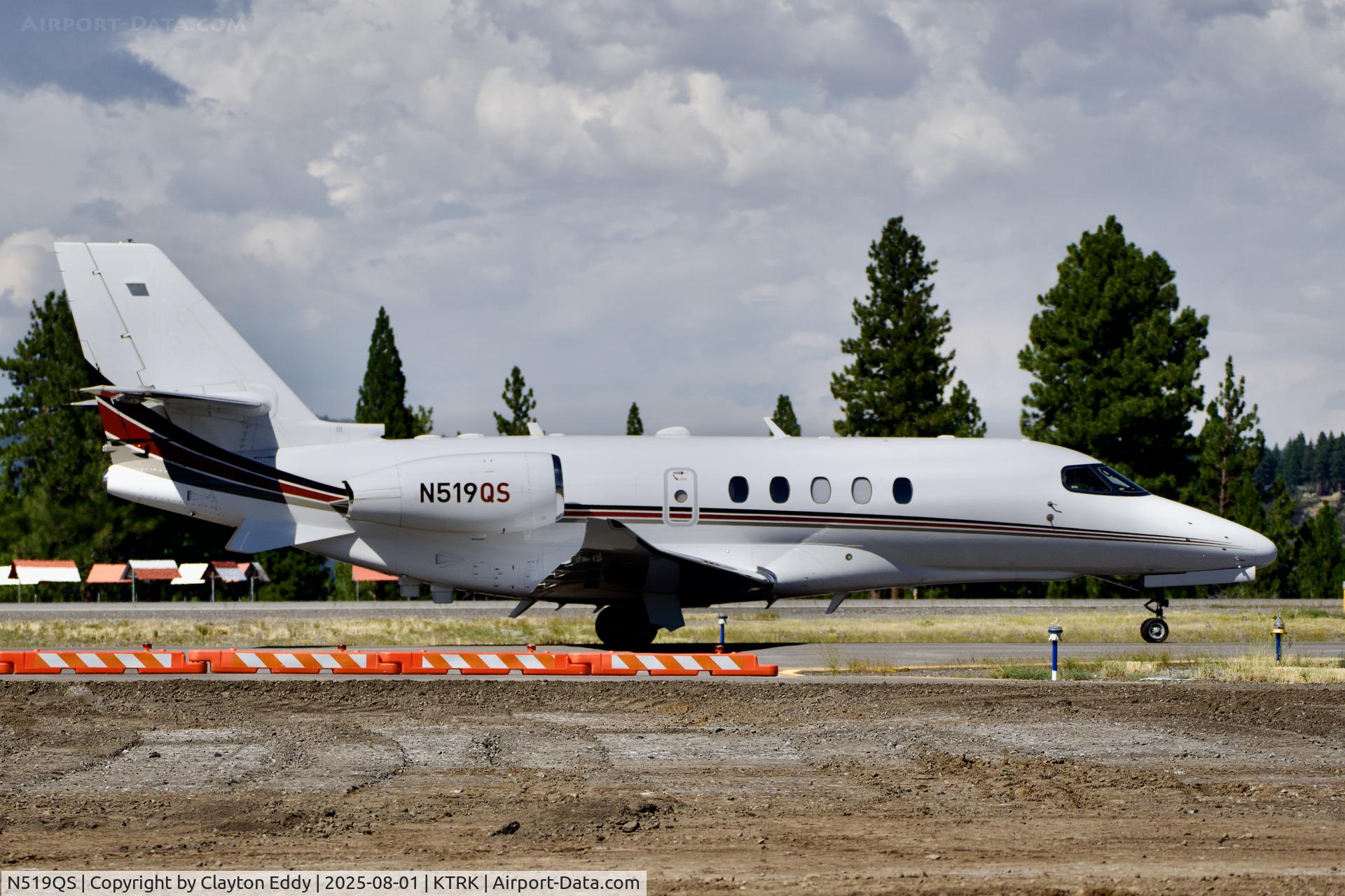 N519QS, 2016 Cessna 680A Citation Latitude C/N 680A-0054, Truckee Tahoe in California 2025