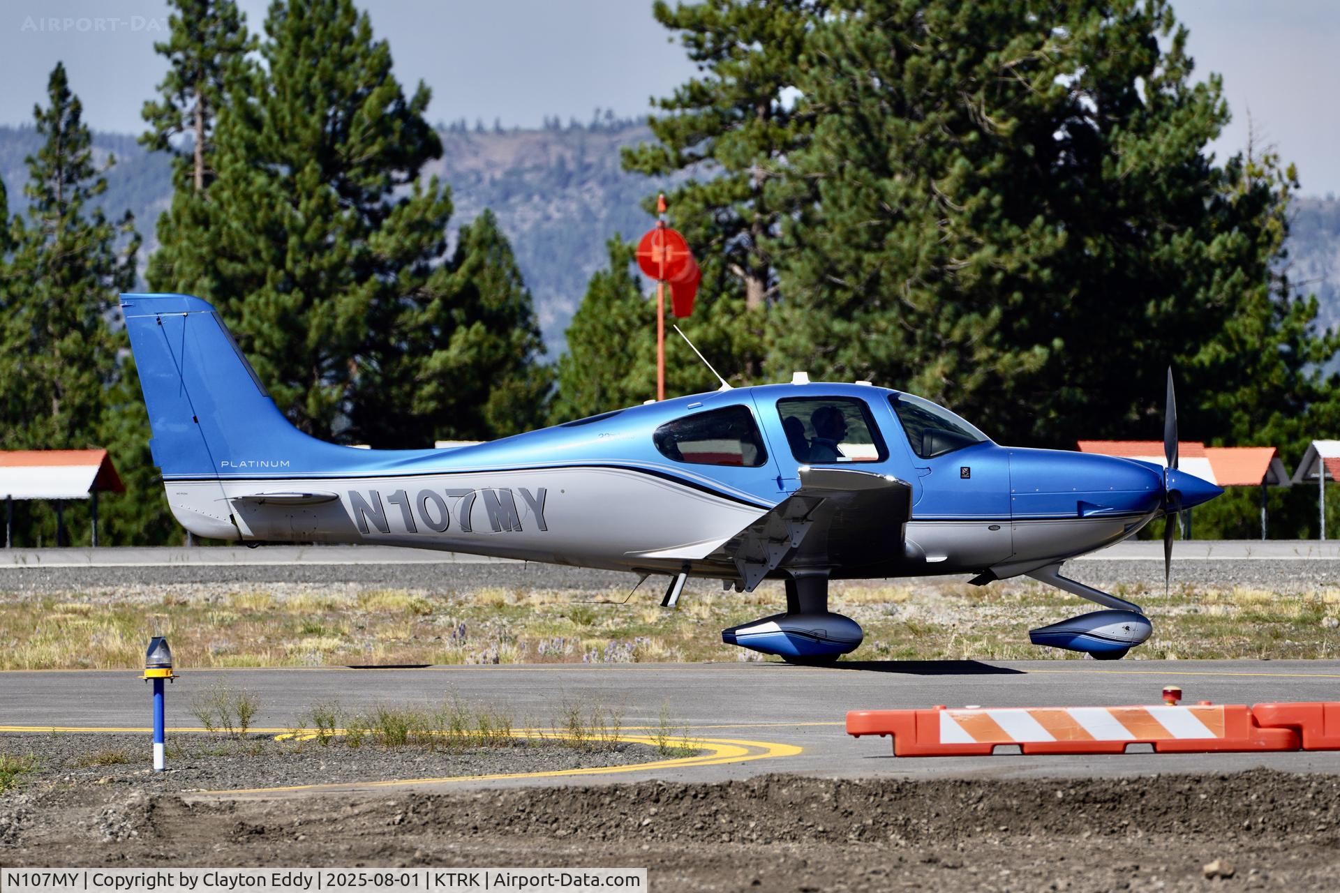 N107MY, 2018 Cirrus SR22T C/N 1751, Truckee Tahoe airport in Califonia 2025