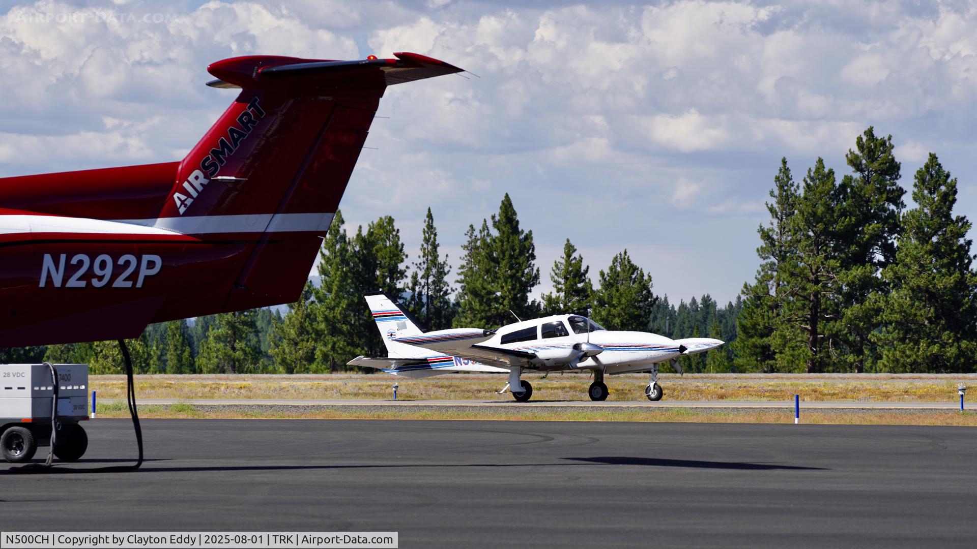 N500CH, 1976 Cessna T310R C/N 310R0734, Truckee Tahoe airport in California 2025