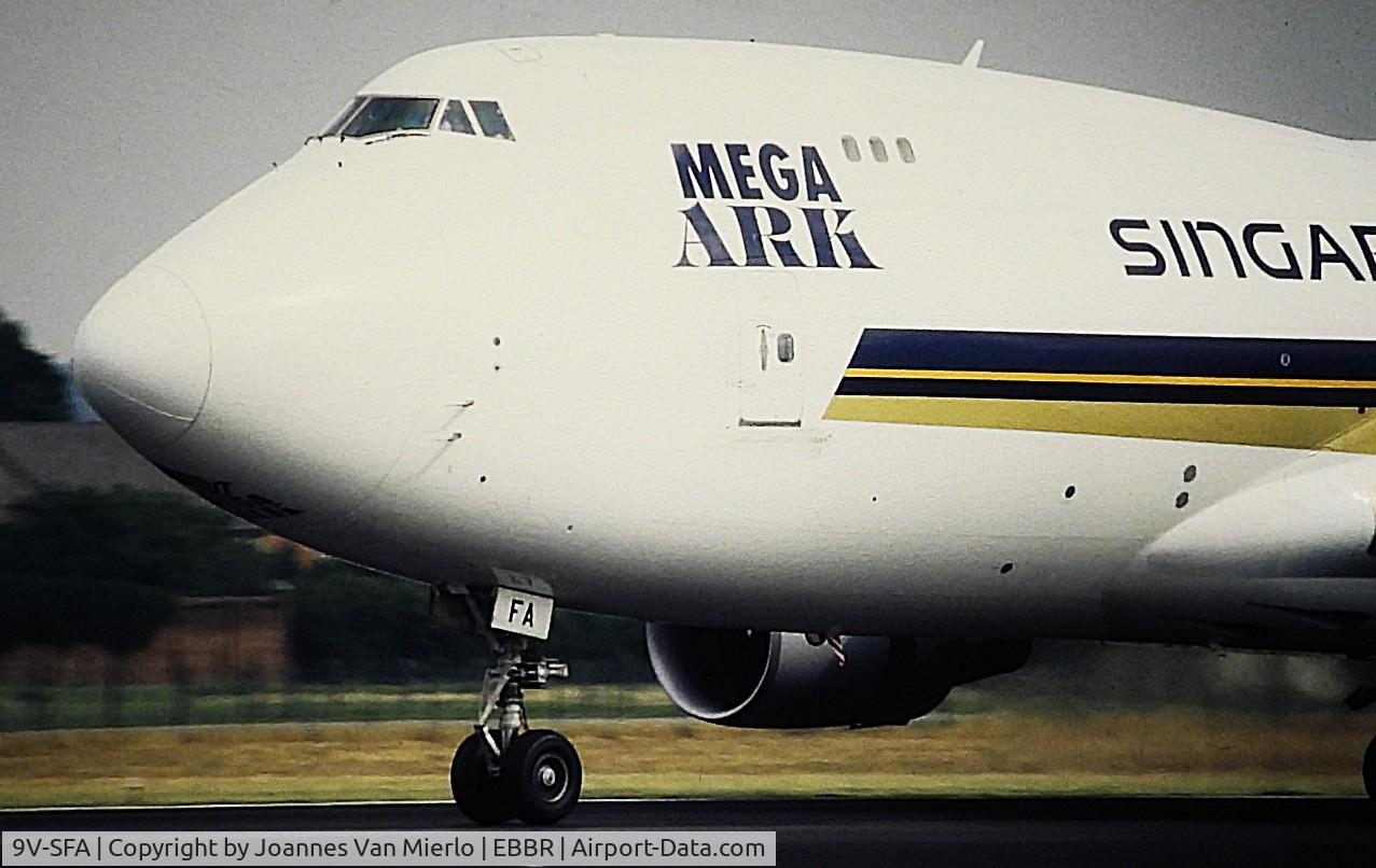 9V-SFA, Boeing 747-412F/SCD C/N 26563, ex-slide