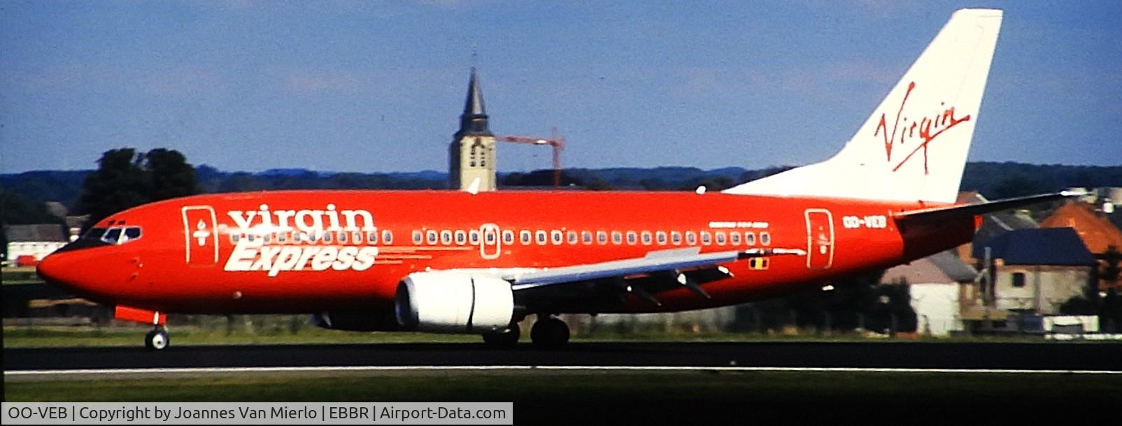 OO-VEB, 1996 Boeing 737-36M C/N 28333, ex-slide