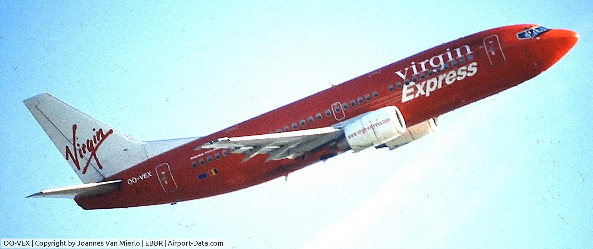 OO-VEX, 1997 Boeing 737-36N C/N 28670, ex-slide