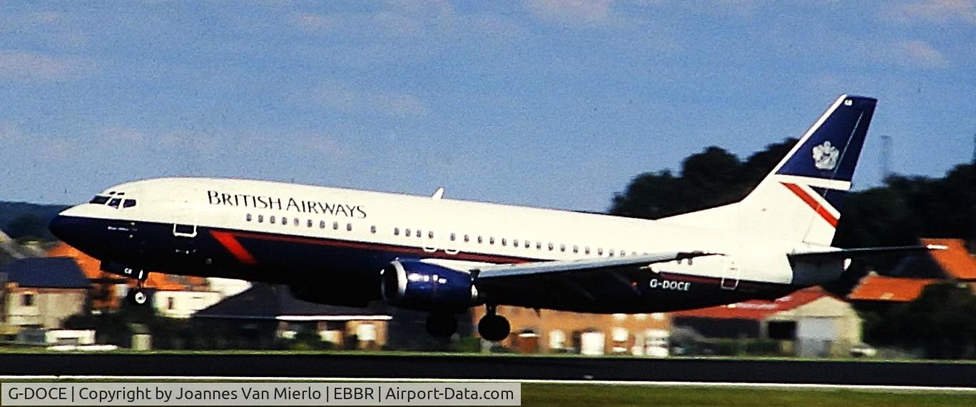 G-DOCE, 1991 Boeing 737-436 C/N 25350, ex-slide