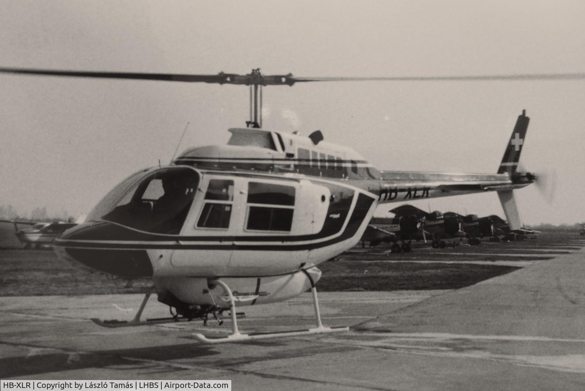 HB-XLR, 1980 Bell 206B JetRanger III C/N 3170, Helicopter display at Budaörs airport (HUngary), 1983.