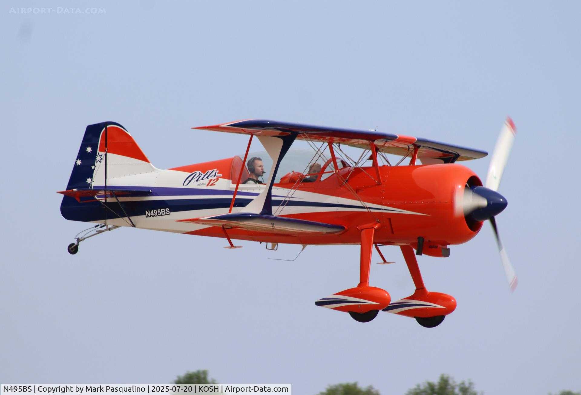 N495BS, 2013 Pitts Model 12 C/N 320, Pitts Model 12
