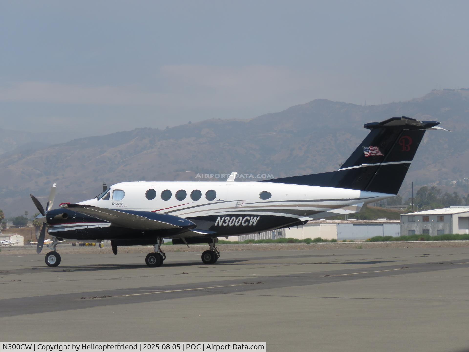N300CW, 1987 Beech King Air 300 C/N FA-115, Parked in Transit parking