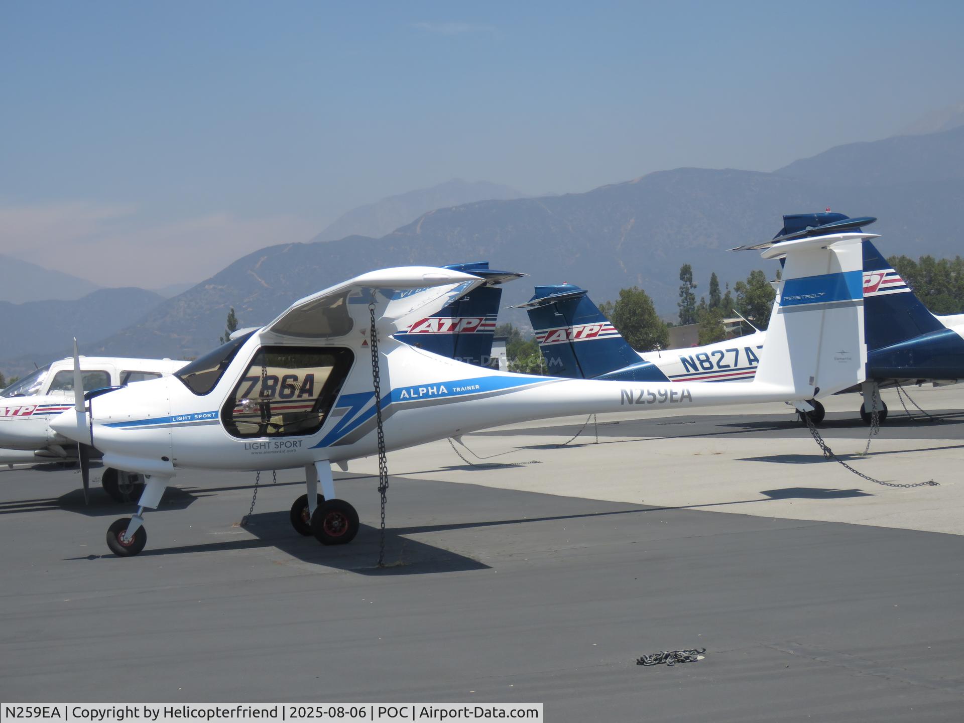 N259EA, 2024 Pipistrel D O O Alpha Trainer C/N 1209 AT 912 LSA, Parked in East Transit Parking