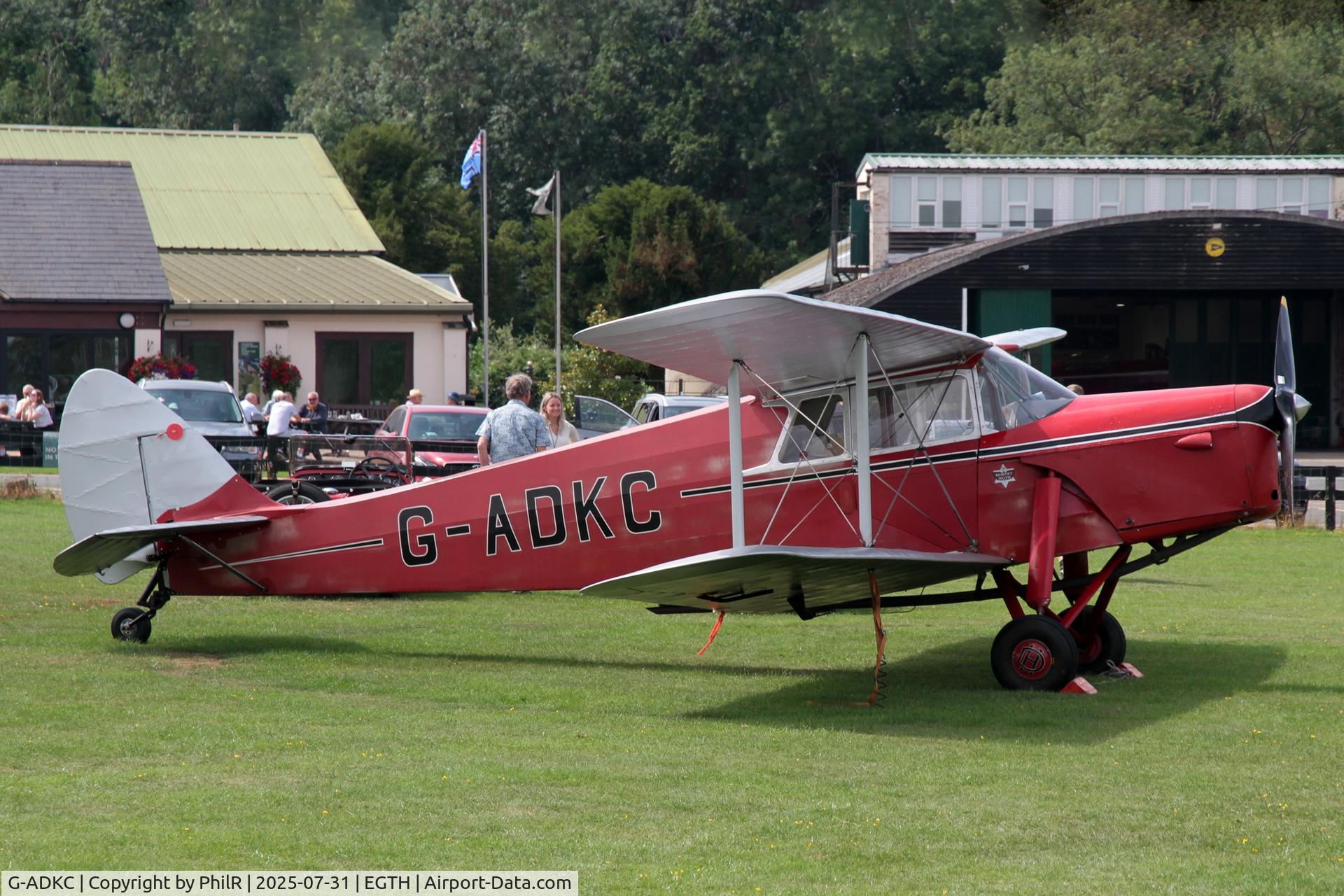 G-ADKC, 1936 De Havilland DH.87B Hornet Moth C/N 8064, G-ADKC 1936 DH87B Hornet Moth DH60 Centenary Fly In Old Warden