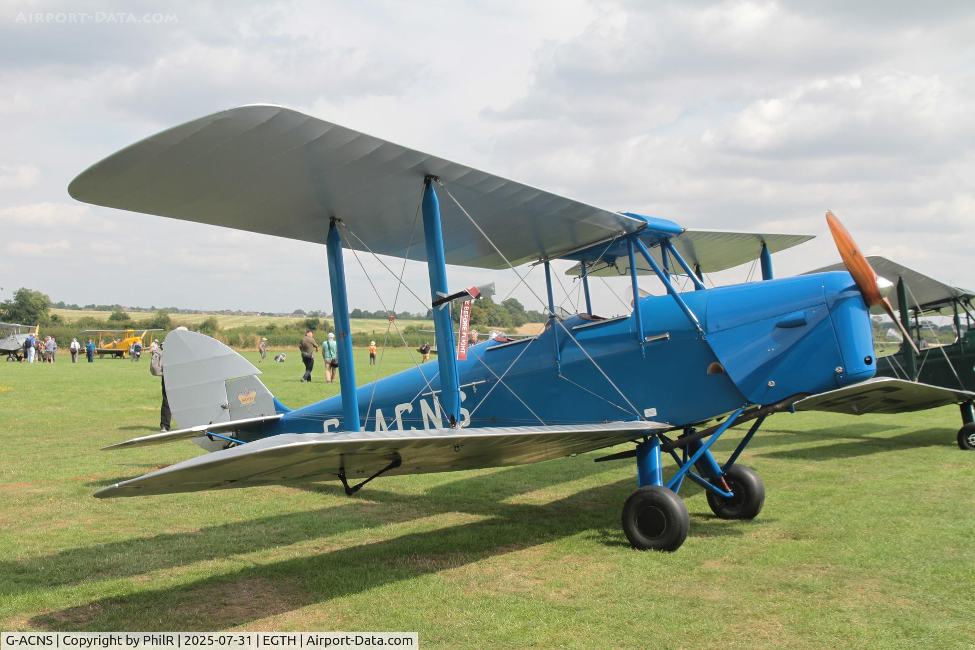 G-ACNS, 1934 De Havilland DH.60G-III Moth Major C/N 5068, G-ACNS 1934 DH60G III Moth Major DH60 Centenary Fly In Old Warden