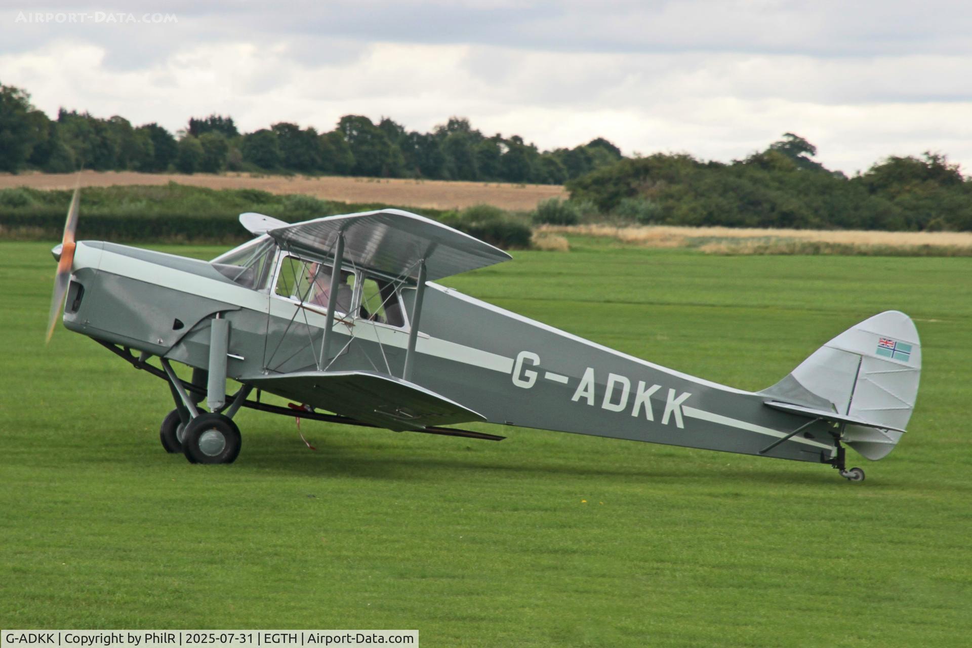 G-ADKK, 1935 De Havilland DH.87B Hornet Moth C/N 8033, G-ADKK 1935 DH87B Hornet Moth DH60 Centenary Fly In Old Warden 