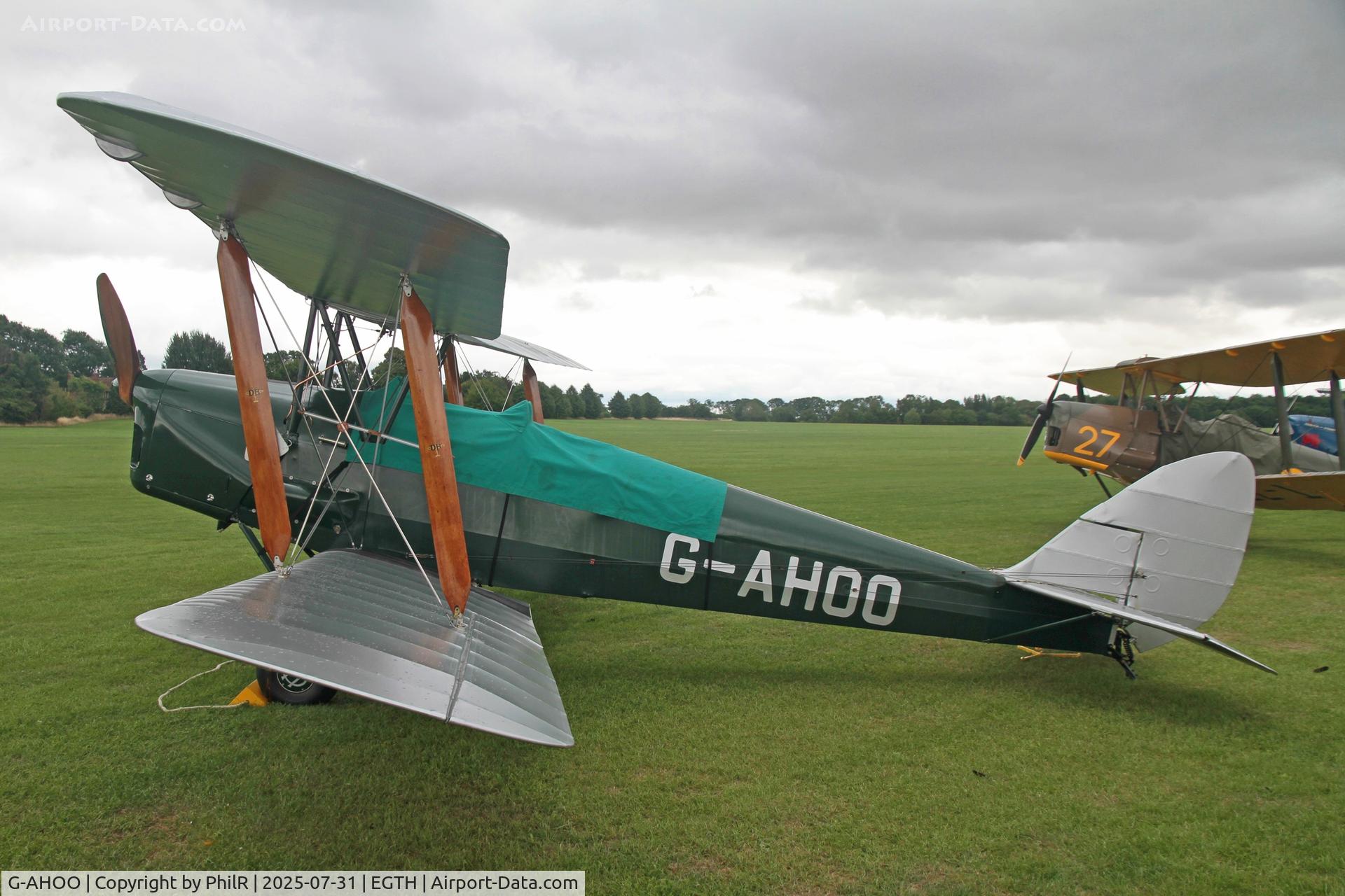 G-AHOO, 1943 De Havilland DH-82A Tiger Moth II C/N 86149, G-AHOO 1943 DH82A Tiger Moth DH60 Centenary Fly In Old Warden