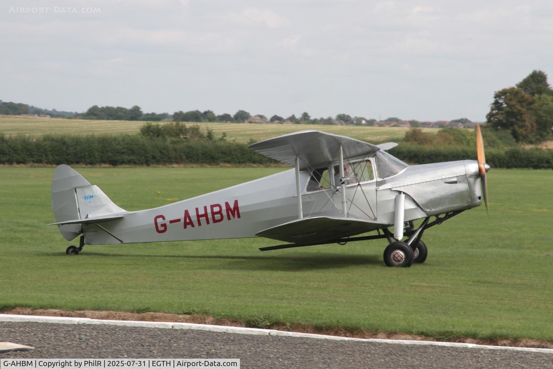 G-AHBM, 1935 De Havilland DH.87B Hornet Moth C/N 8126, G-AHBM 1935 DH87B Hornet Moth DH60 Centenary Fly In Old Warden 