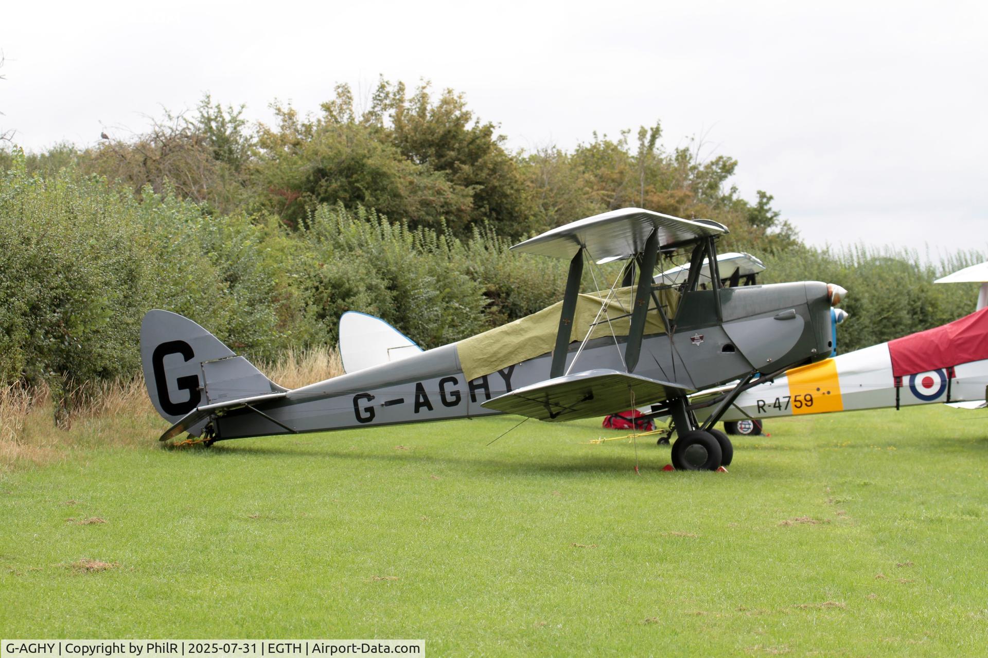 G-AGHY, 1939 De Havilland DH-82A Tiger Moth II C/N 82292, G-AGHY 1939 DH82A Tiger Moth DH60 Centenary Fly In Old Warden
