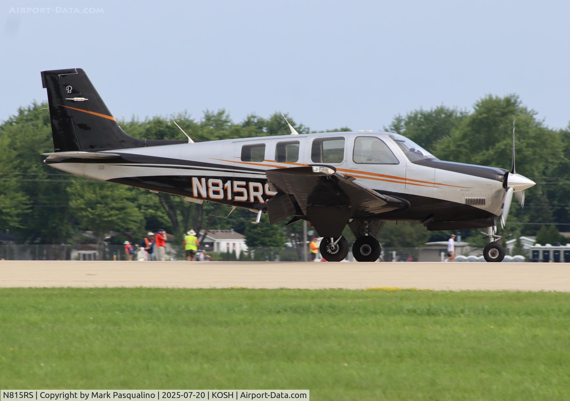 N815RS, 2004 Raytheon Aircraft Company A36 Bonanza C/N E-3573, Beech A36
