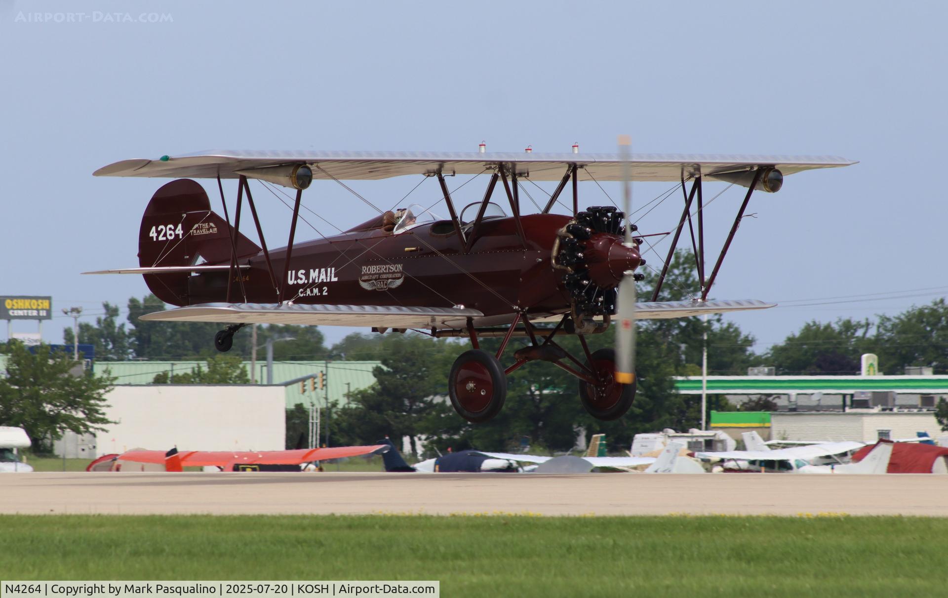 N4264, 1928 Curtiss-Wright Travel Air 4000 C/N 364, Curtiss-Wright Travel Air 4000