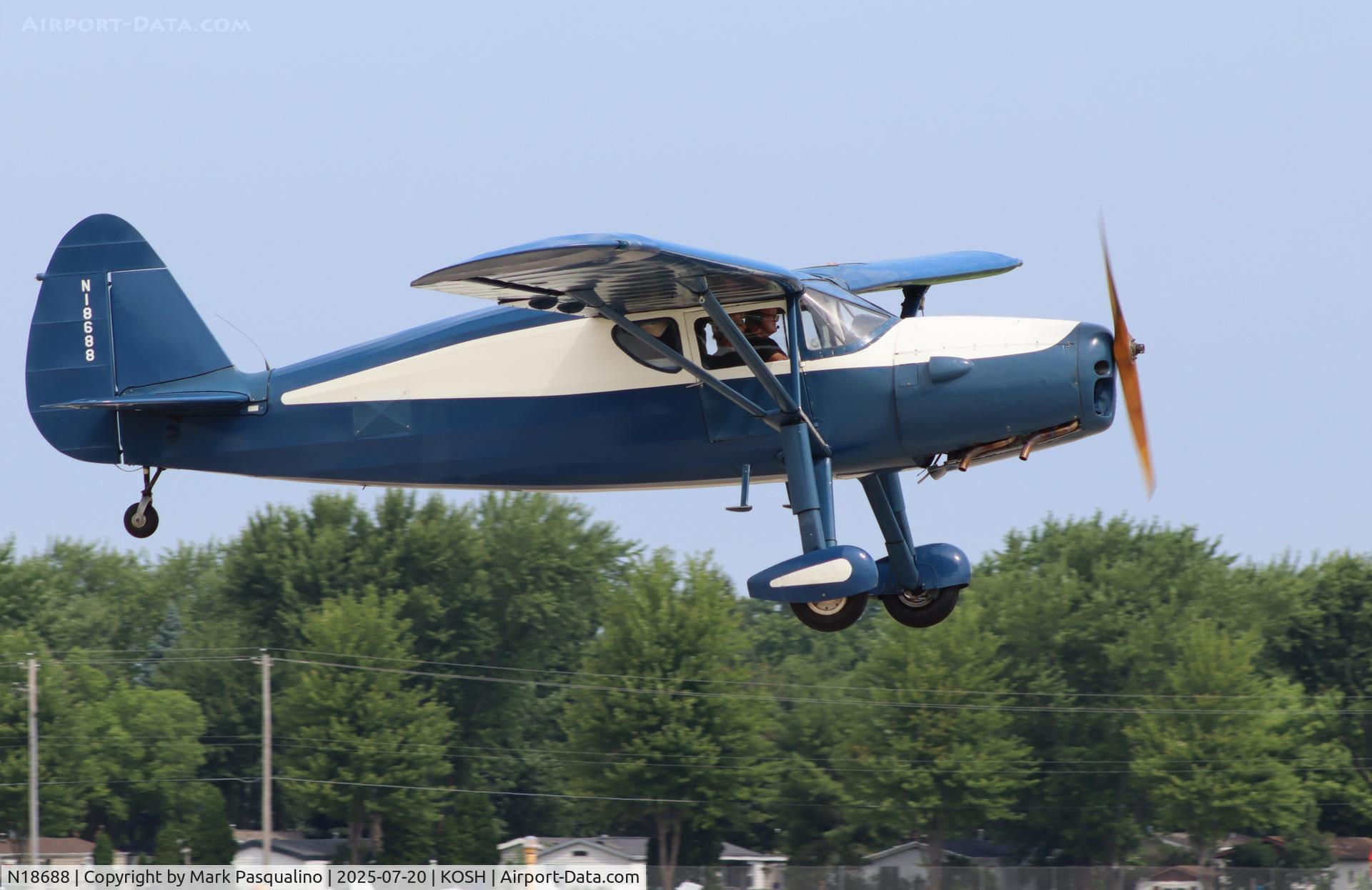 N18688, 1939 Fairchild 24R-46 C/N W-101, Fairchild 24R-46