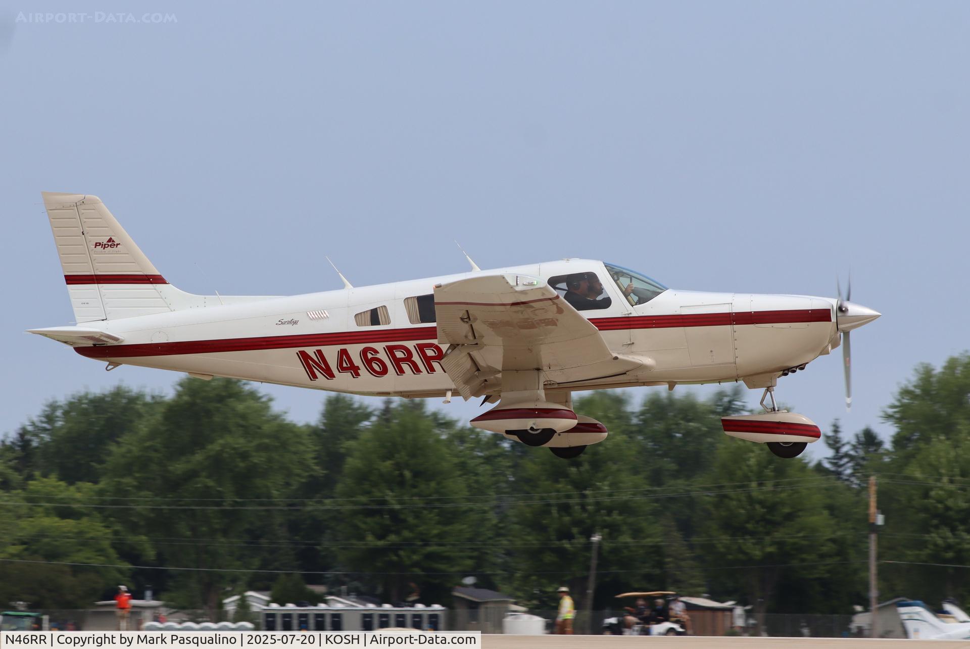 N46RR, 1987 Piper PA-32-301 Saratoga C/N 3206004, Piper PA-32-301