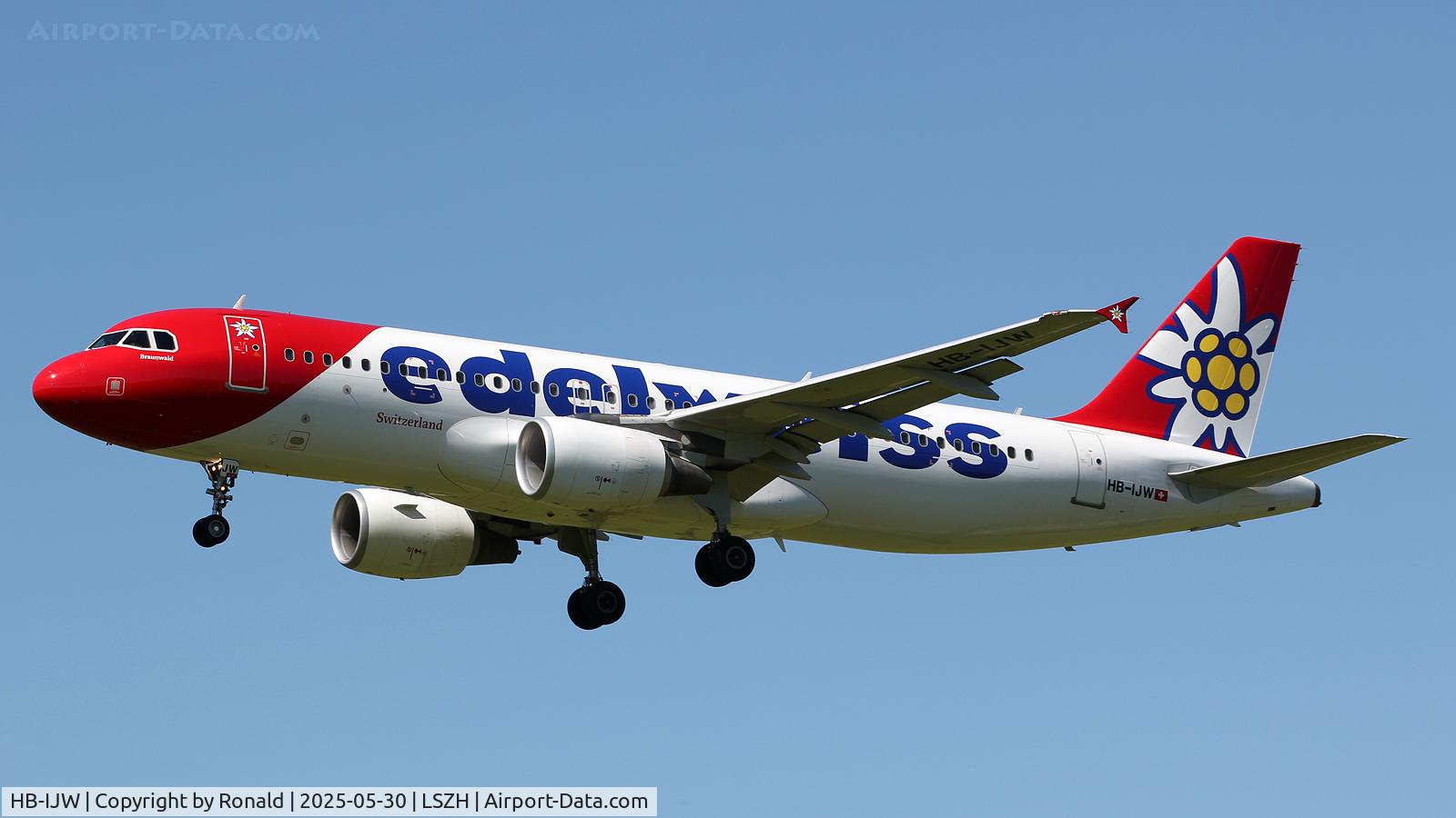 HB-IJW, 2003 Airbus A320-214 C/N 2134, at zrh