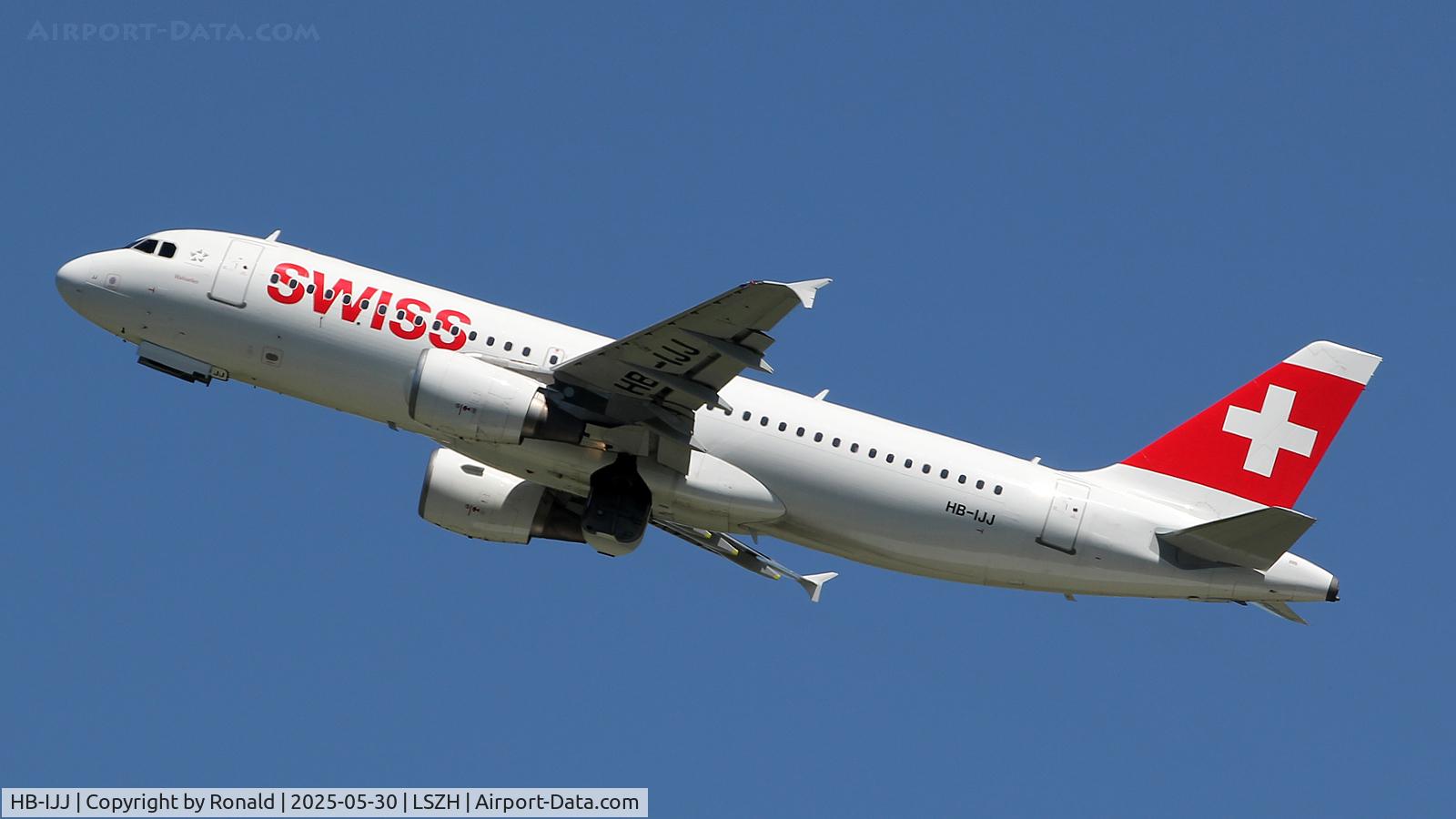 HB-IJJ, 1996 Airbus A320-214 C/N 585, at zrh